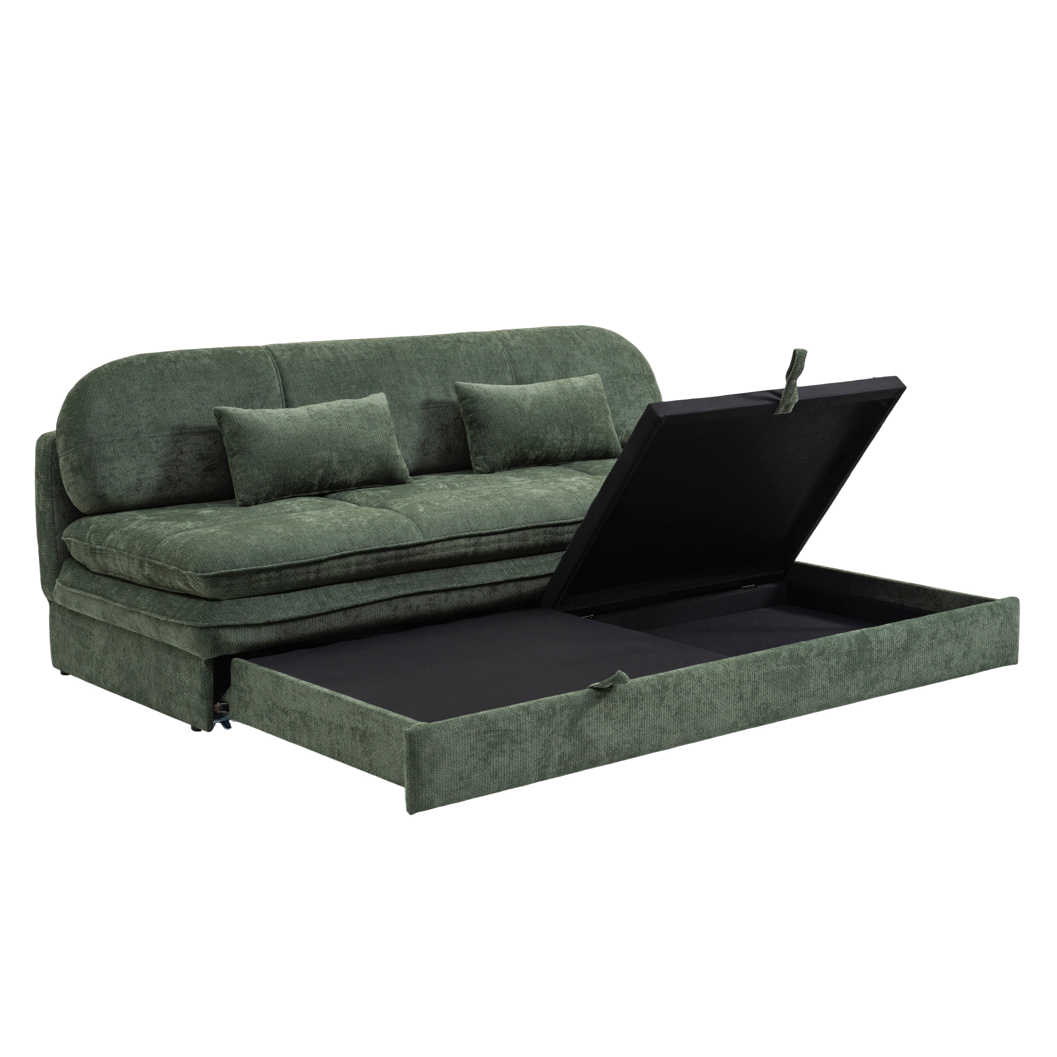 CILA Upholstered Sofa Bench – Green