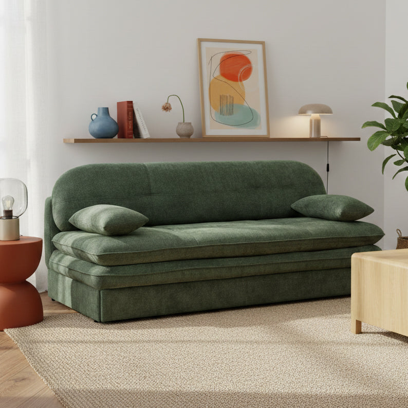 CILA Upholstered Sofa Bench – Green