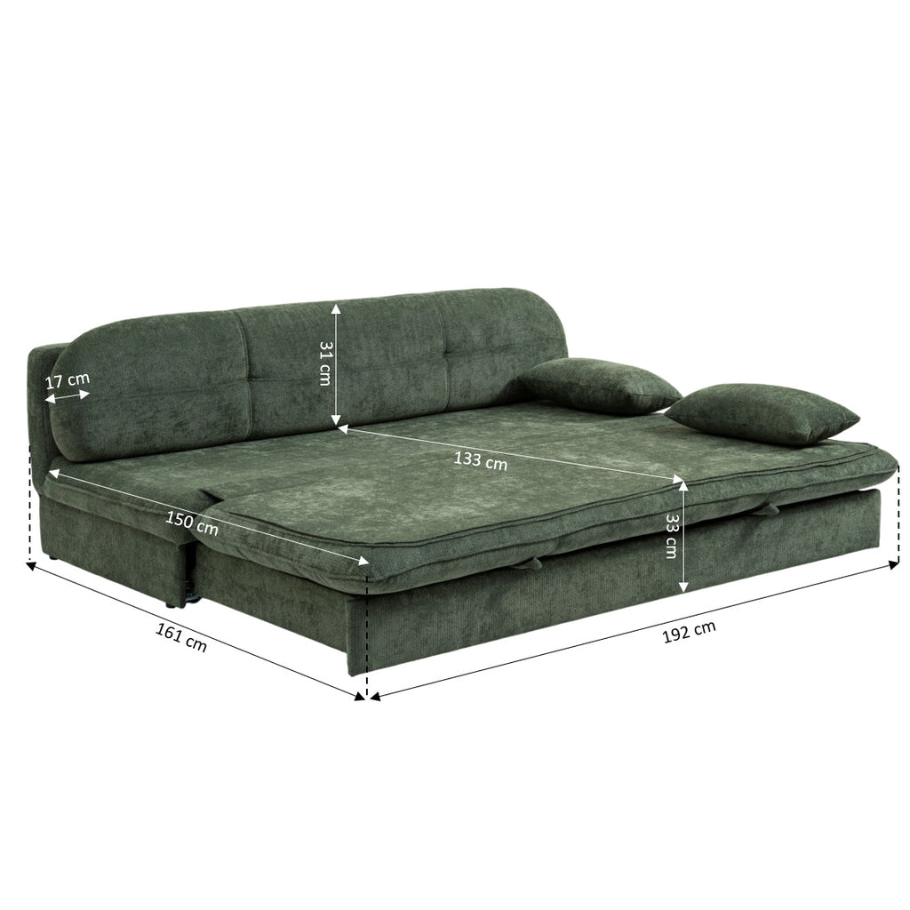 CILA Upholstered Sofa Bench – Green