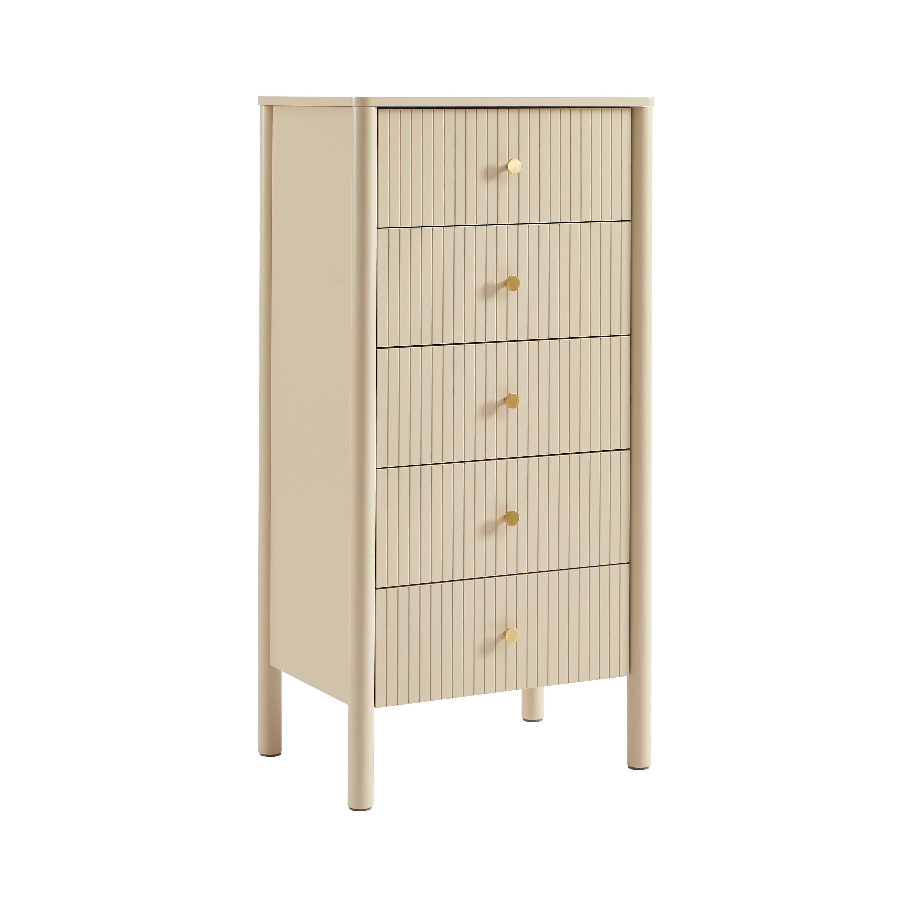 CLEO Lacquered Chest of Drawers – Beige