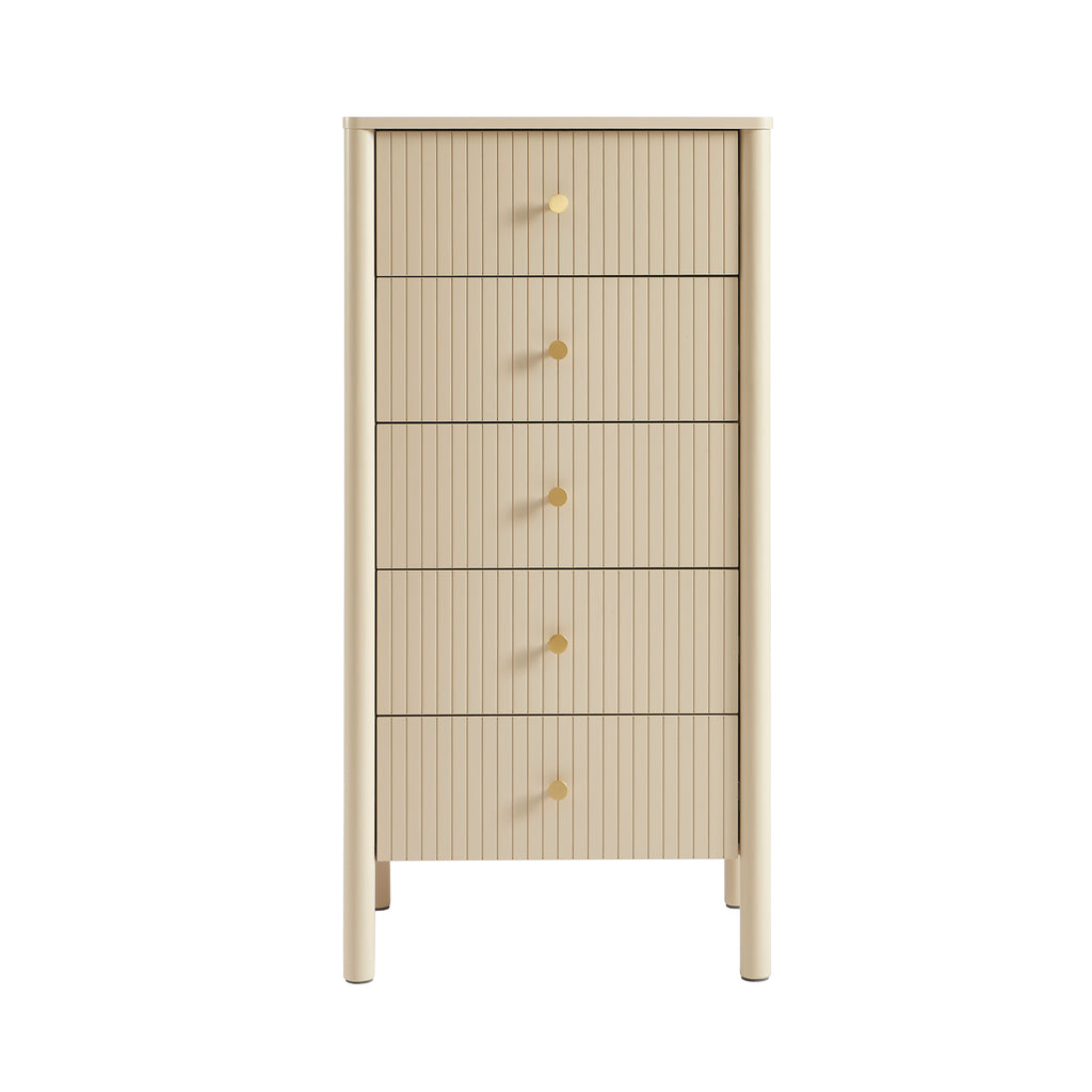 CLEO Lacquered Chest of Drawers – Beige