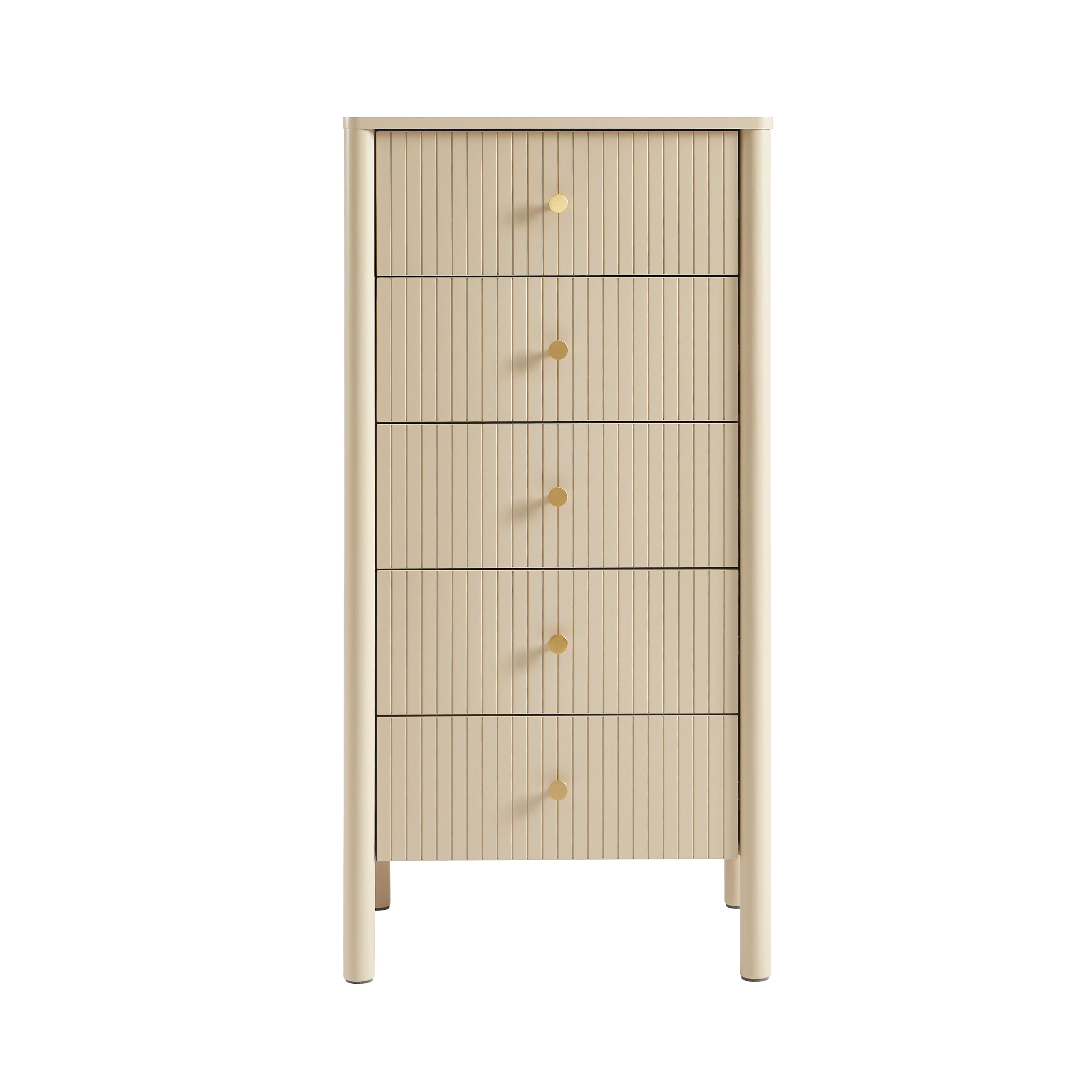 CLEO Lacquered Chest of Drawers – Beige