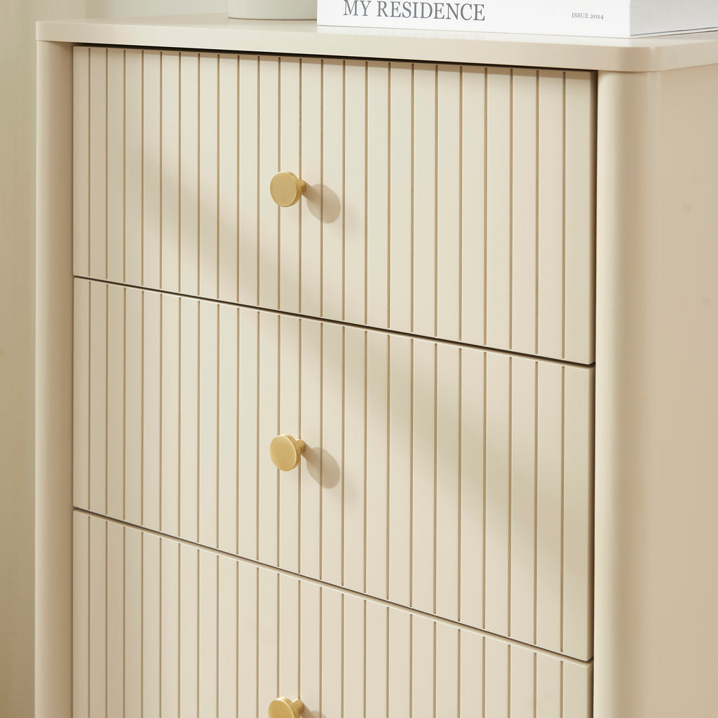 CLEO Lacquered Chest of Drawers – Beige
