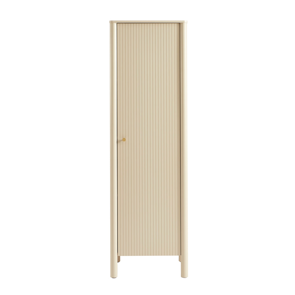 CLEO Lacquered Wardrobe – Beige