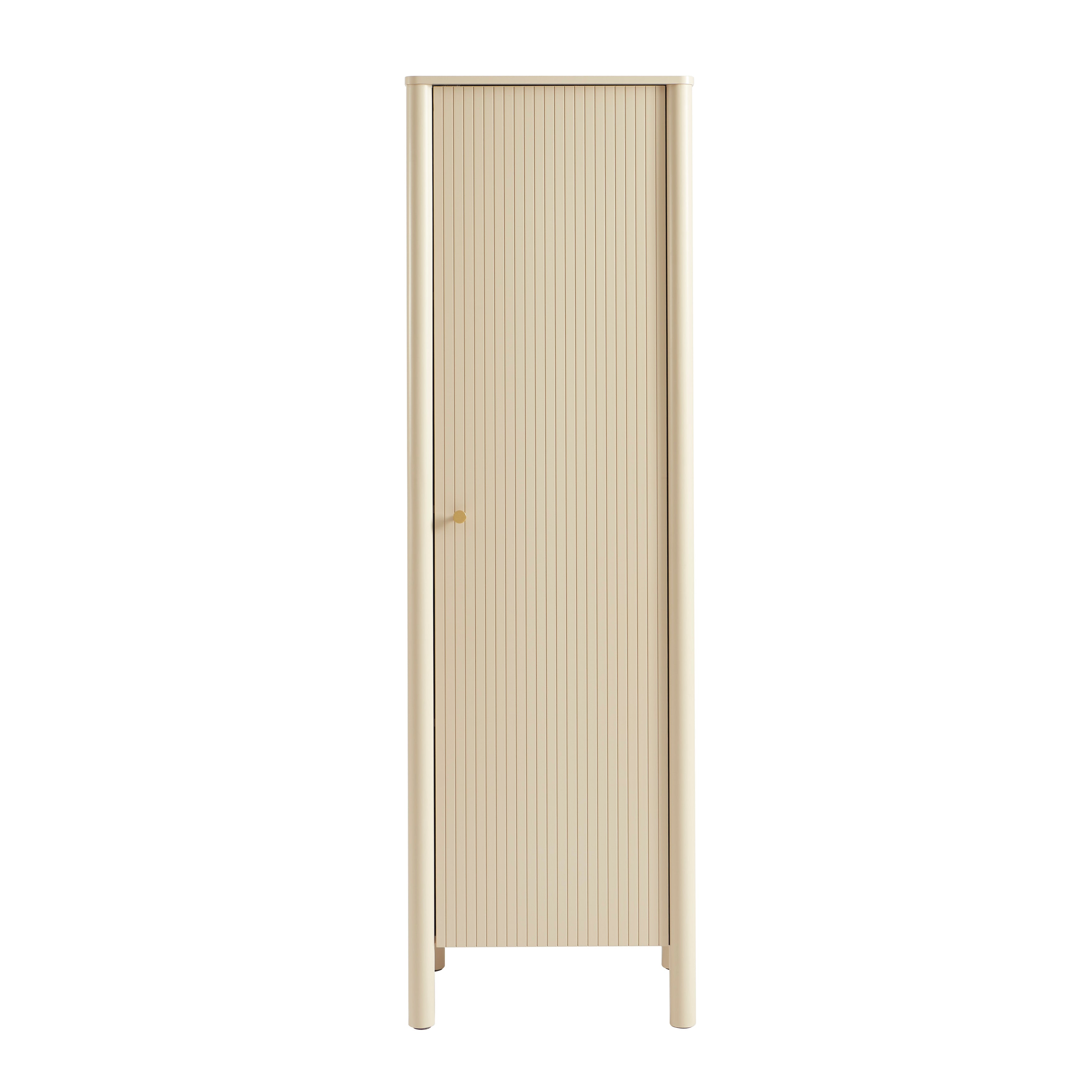 CLEO Lacquered Wardrobe – Beige