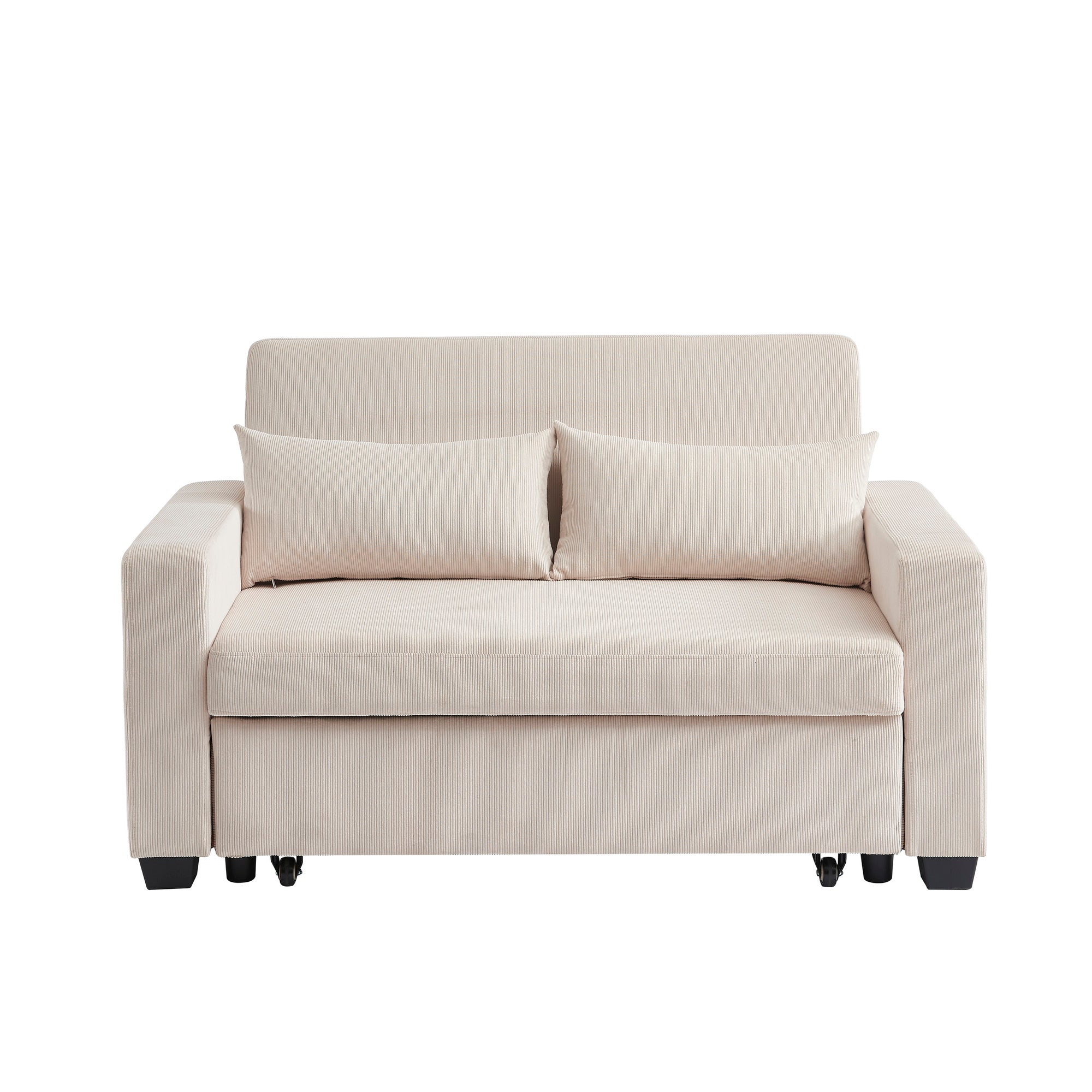 EVA 67" Convertible Sofa Bed - Beige