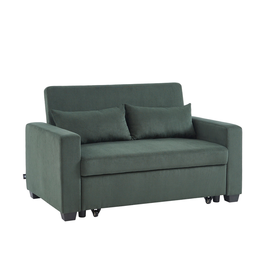 EVA 67" Convertible Sofa Bed - Green