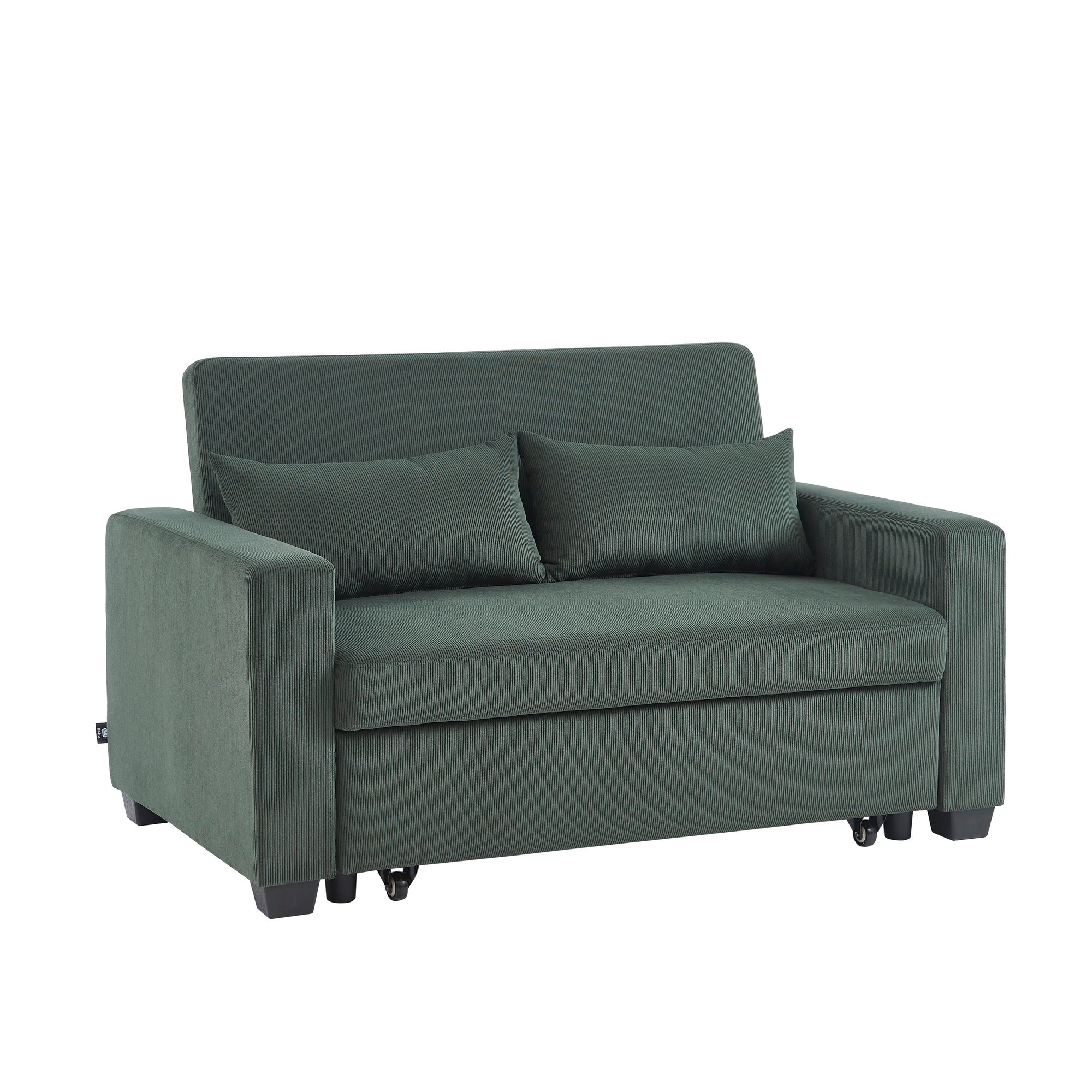 EVA 67" Convertible Sofa Bed - Green