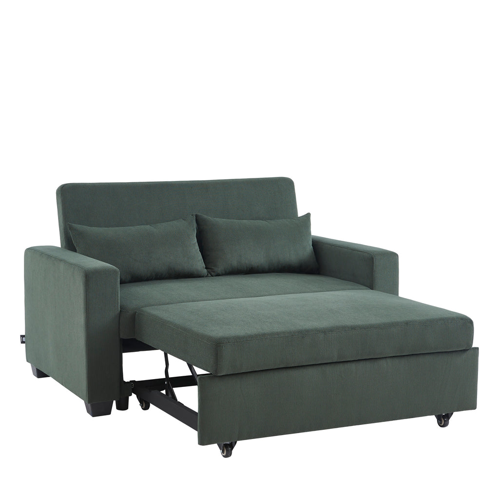 EVA 67" Convertible Sofa Bed - Green