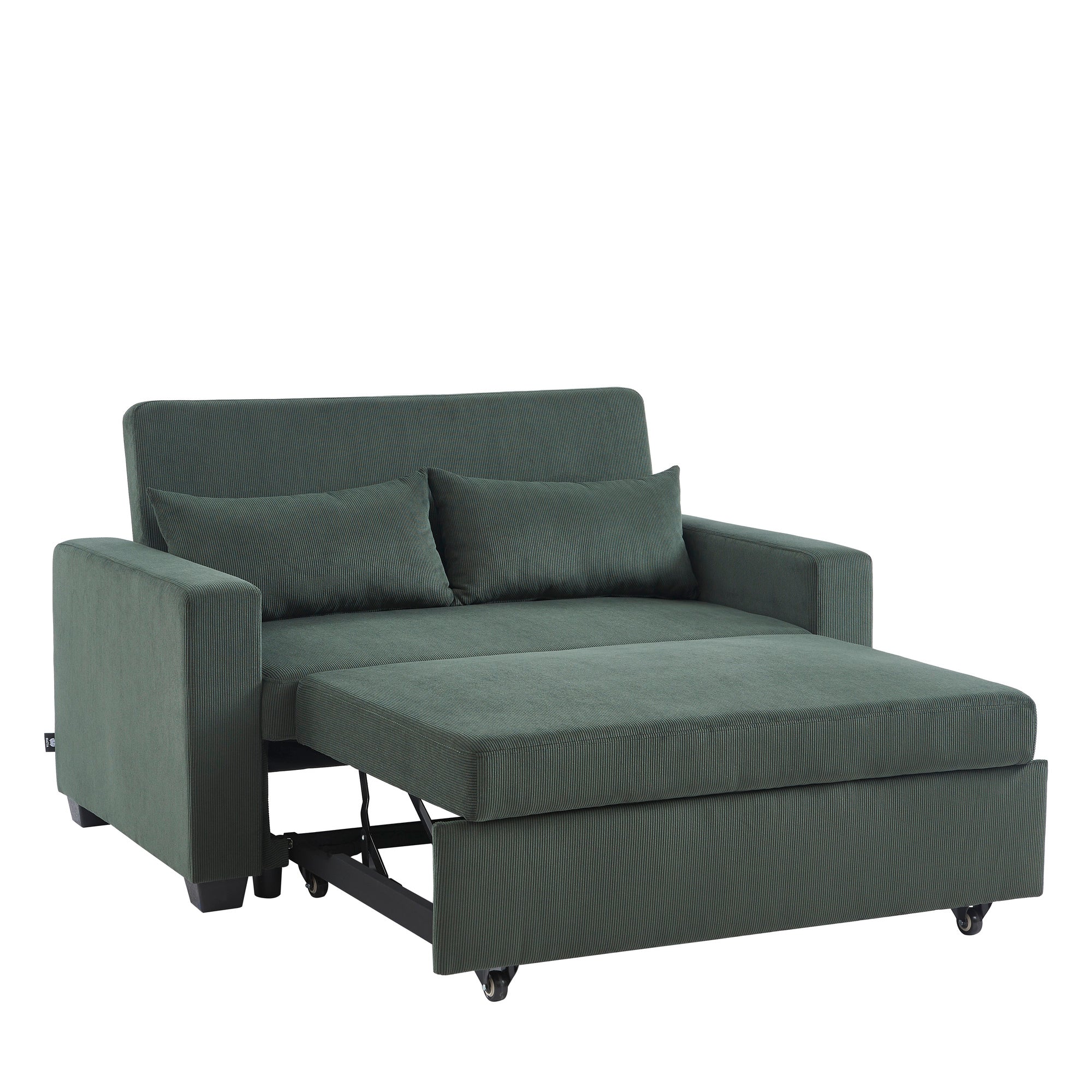 EVA 67" Convertible Sofa Bed - Green