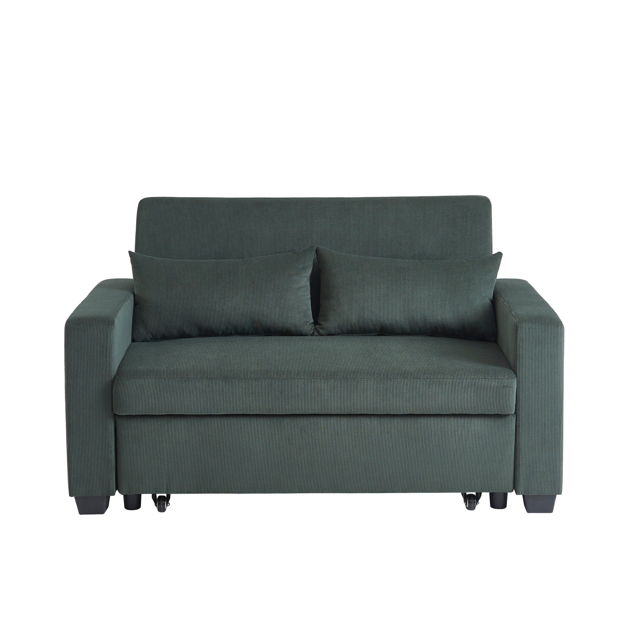 EVA 67" Convertible Sofa Bed - Green