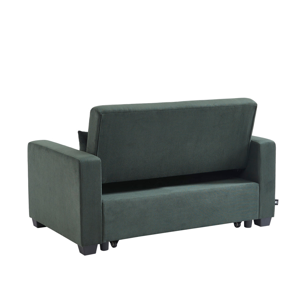 EVA 67" Convertible Sofa Bed - Green