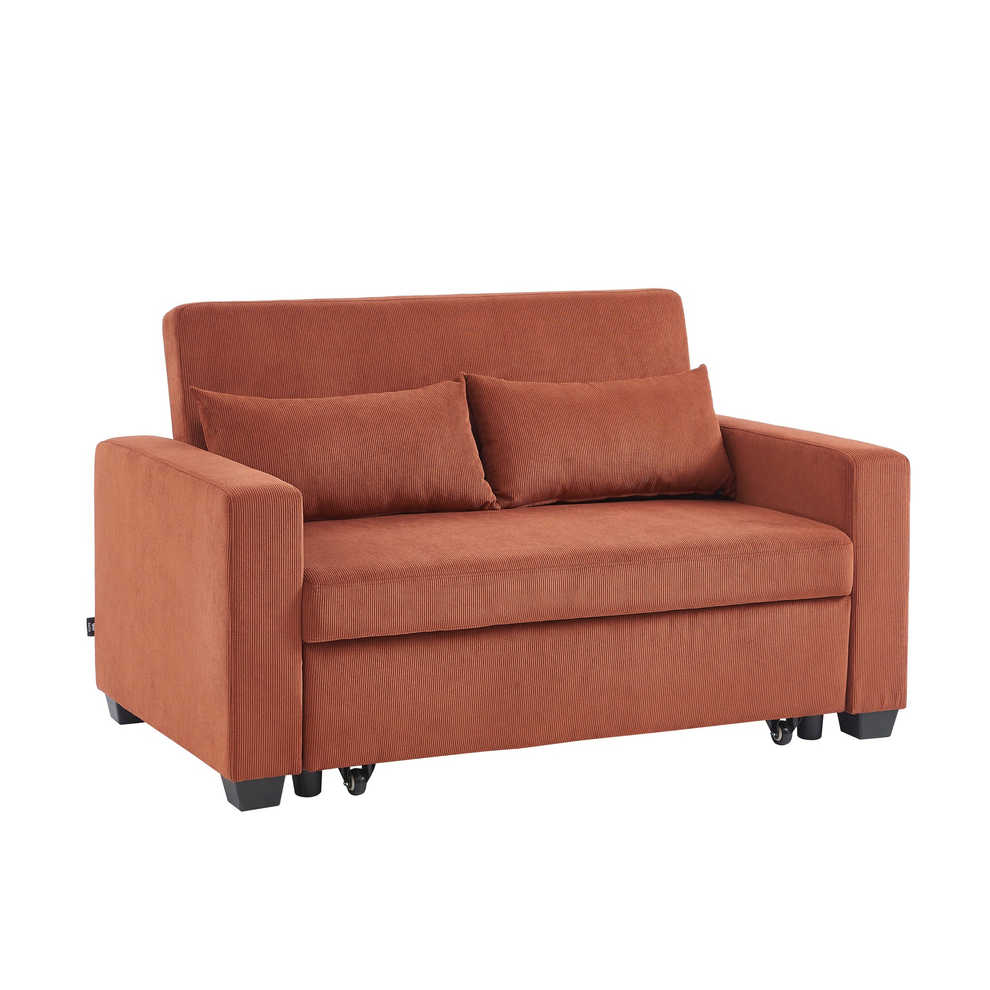EVA 67" Convertible Sofa Bed - Terracotta