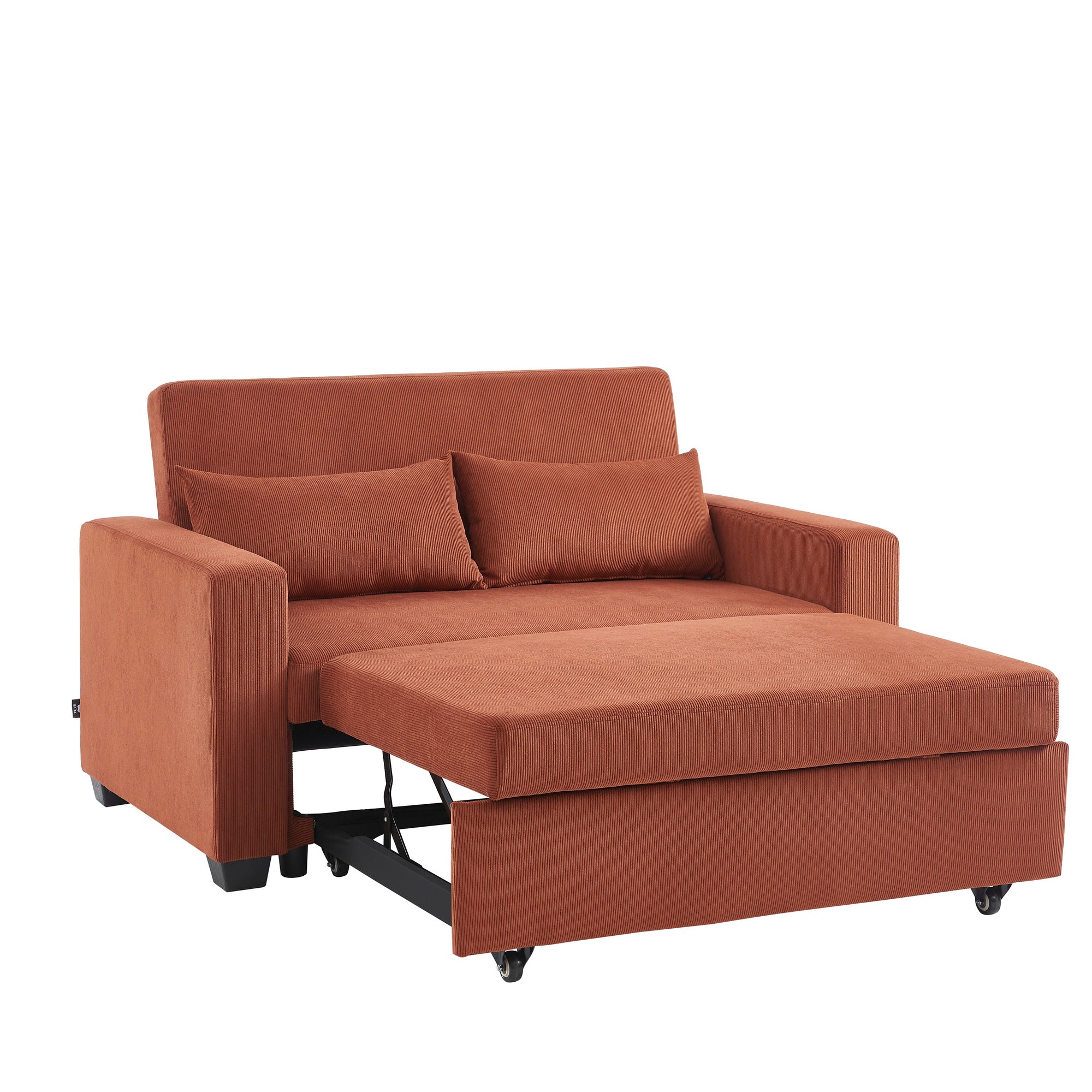 EVA 67" Convertible Sofa Bed - Terracotta