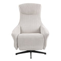 Electric Recliner Swivel Armchair Cochyre 1 Seater Fabric Light – Grey