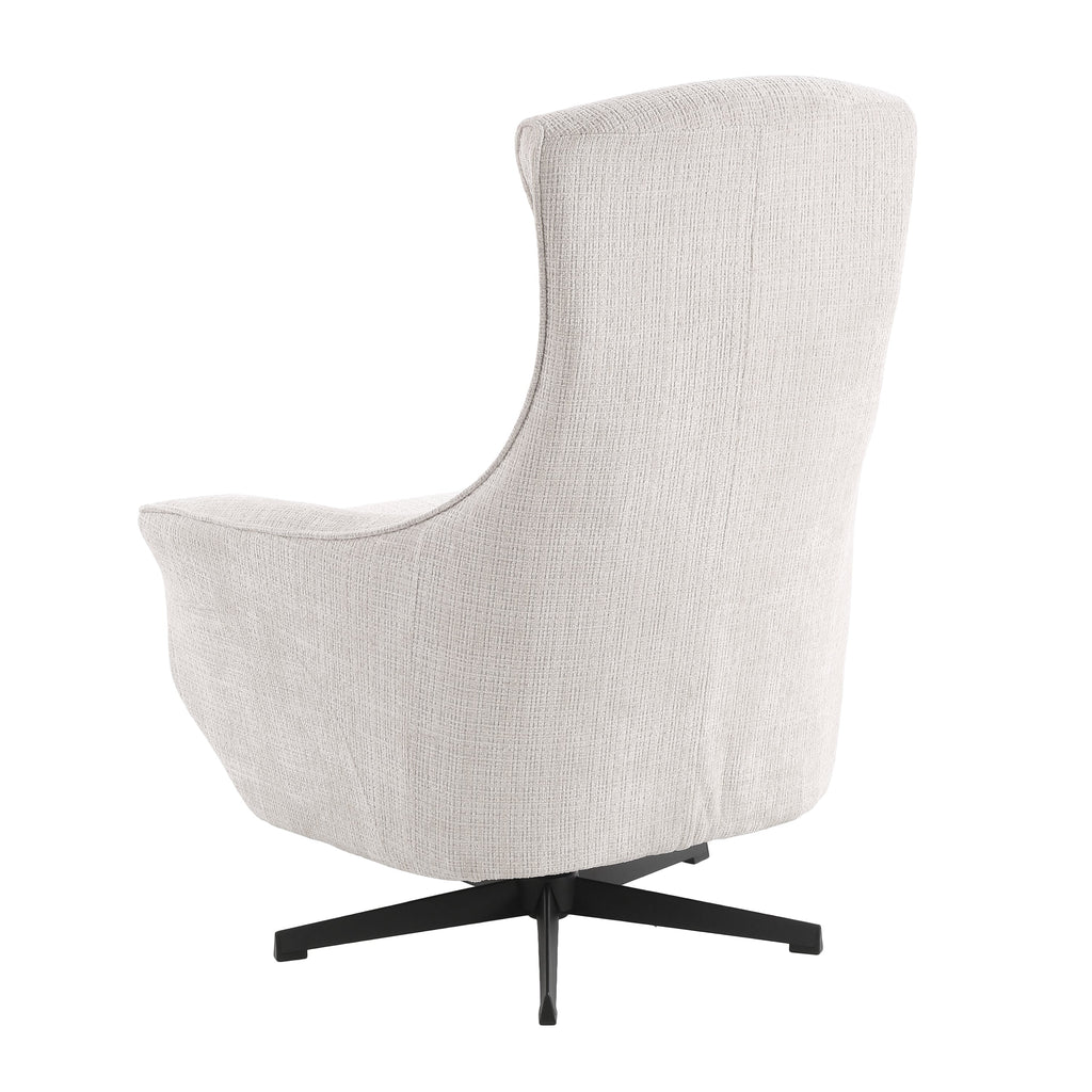 Electric Recliner Swivel Armchair Cochyre 1 Seater Fabric Light – Grey