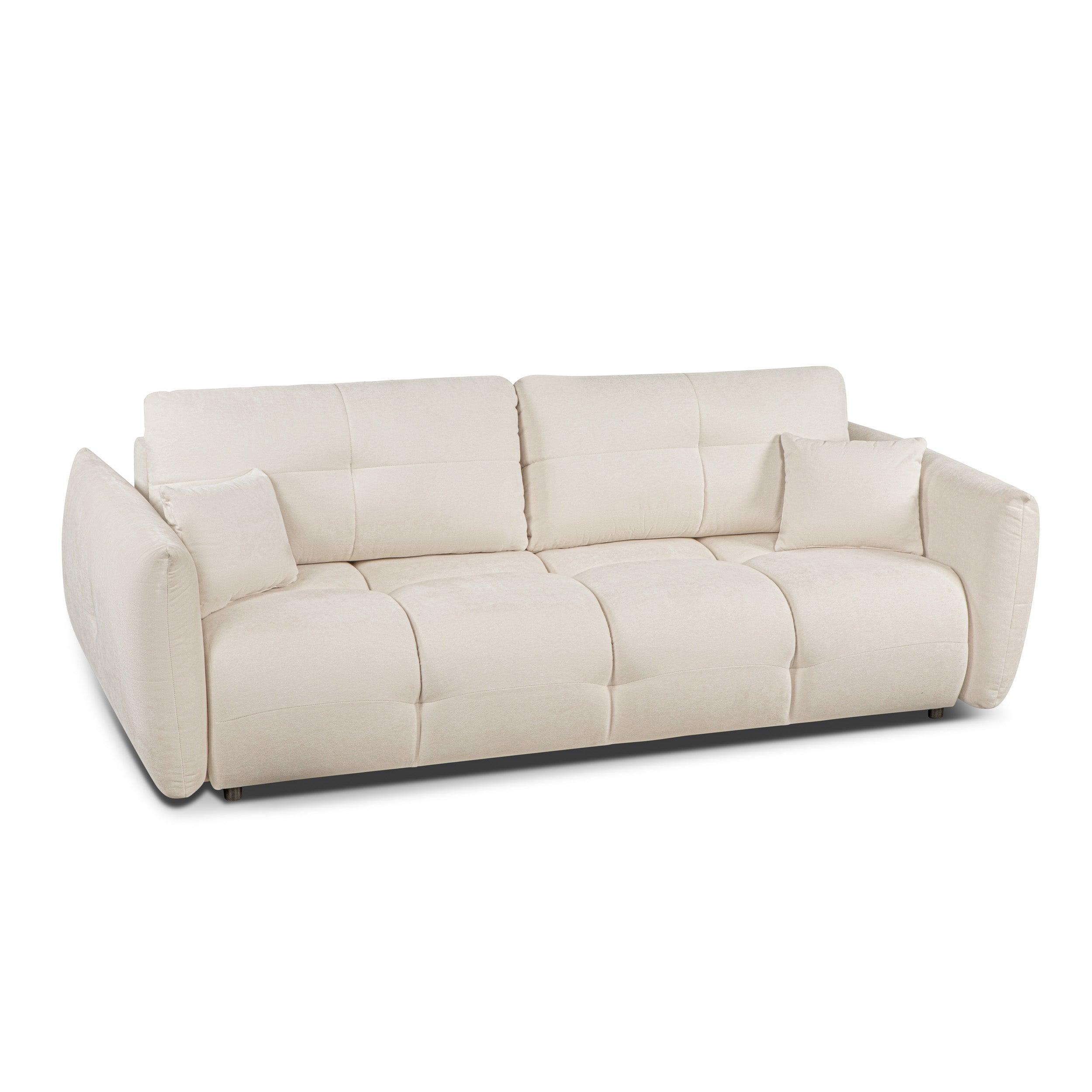COMO Fabric Convertible Straight Sofa – Beige