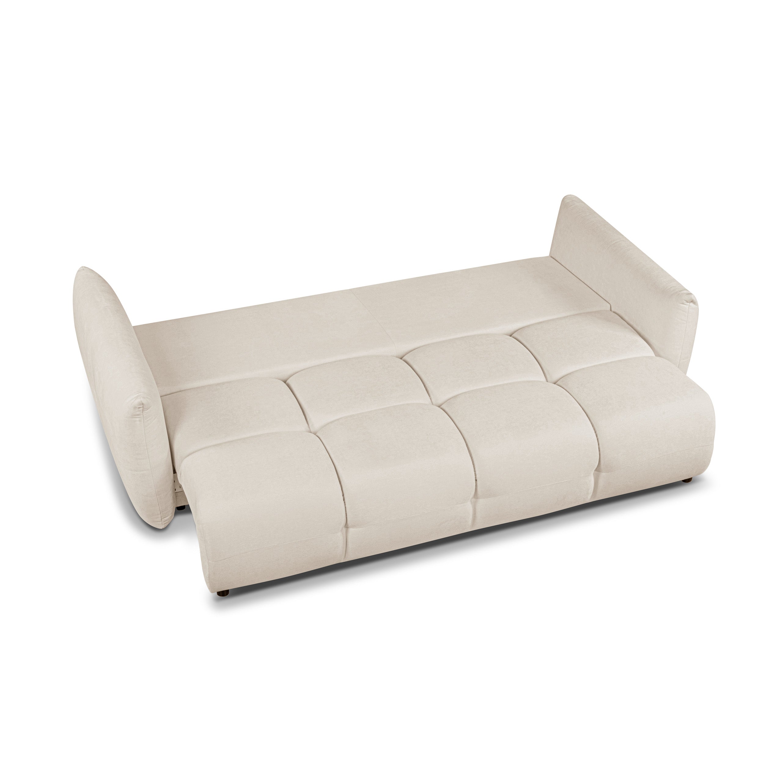 COMO Fabric Convertible Straight Sofa – Beige