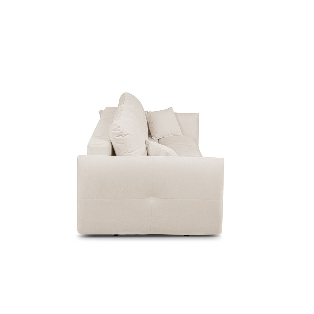 COMO Fabric Convertible Straight Sofa – Beige