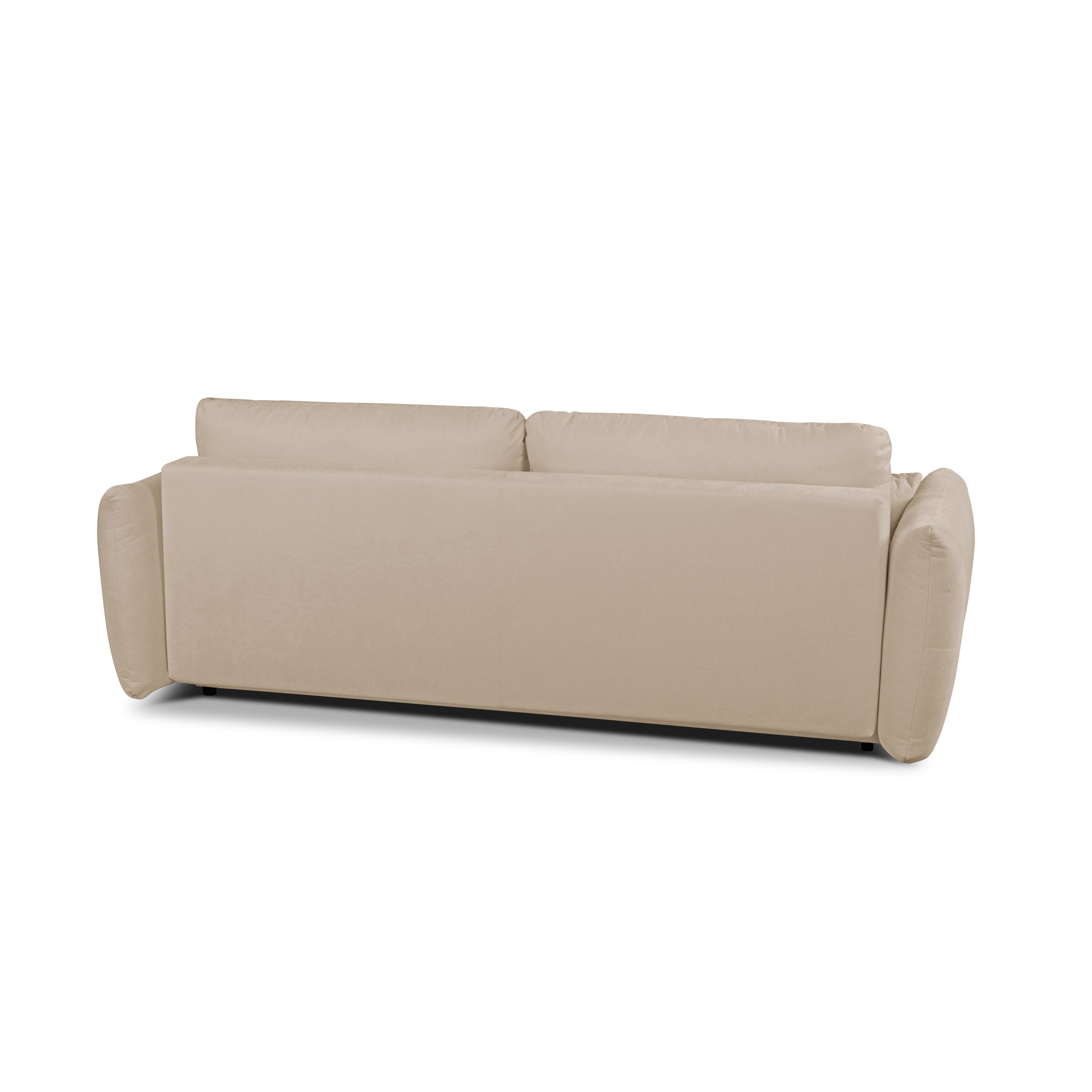 COMO Fabric Convertible Straight Sofa – Greige
