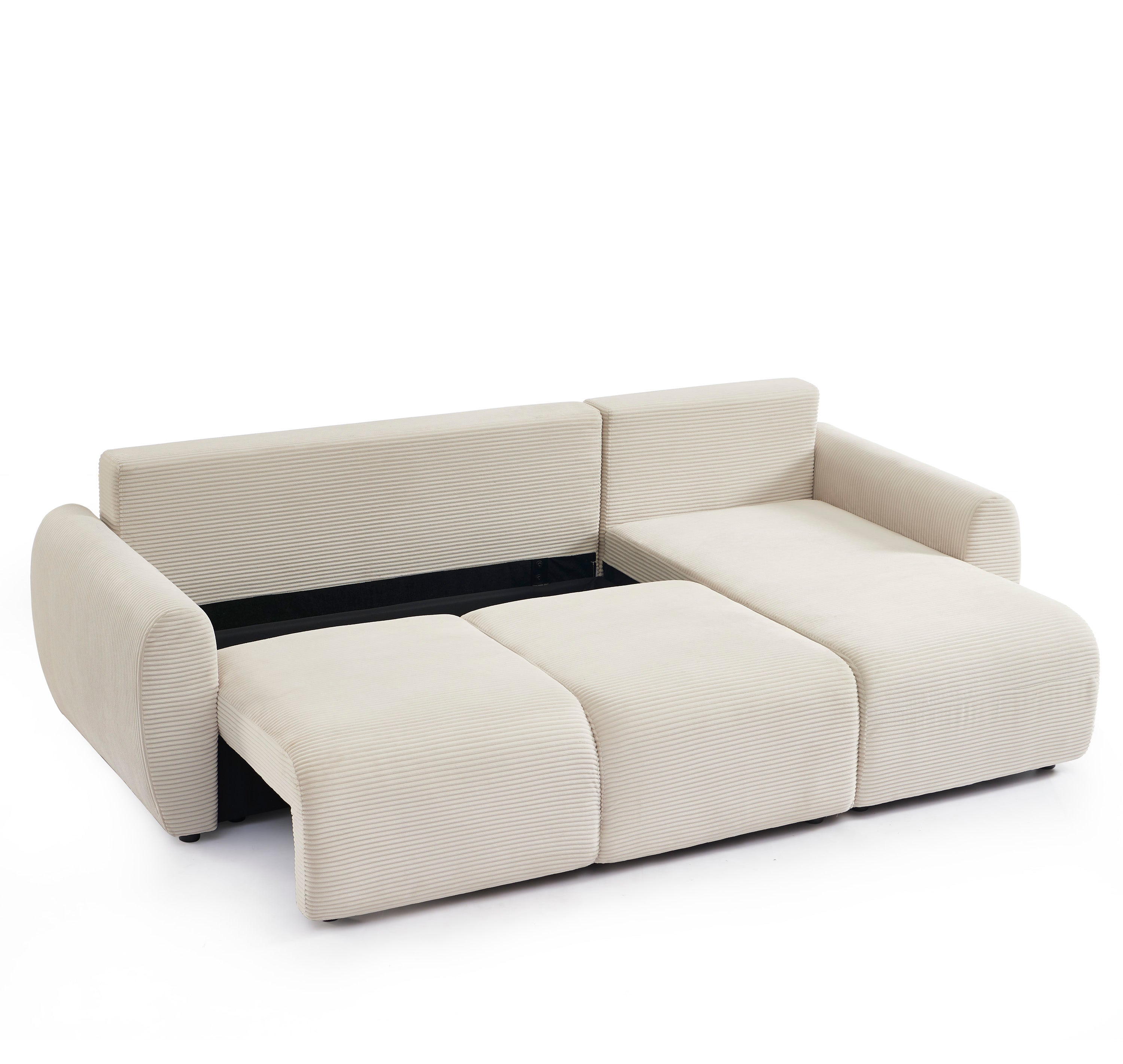 DANILO Fabric Corner Sofa – Beige
