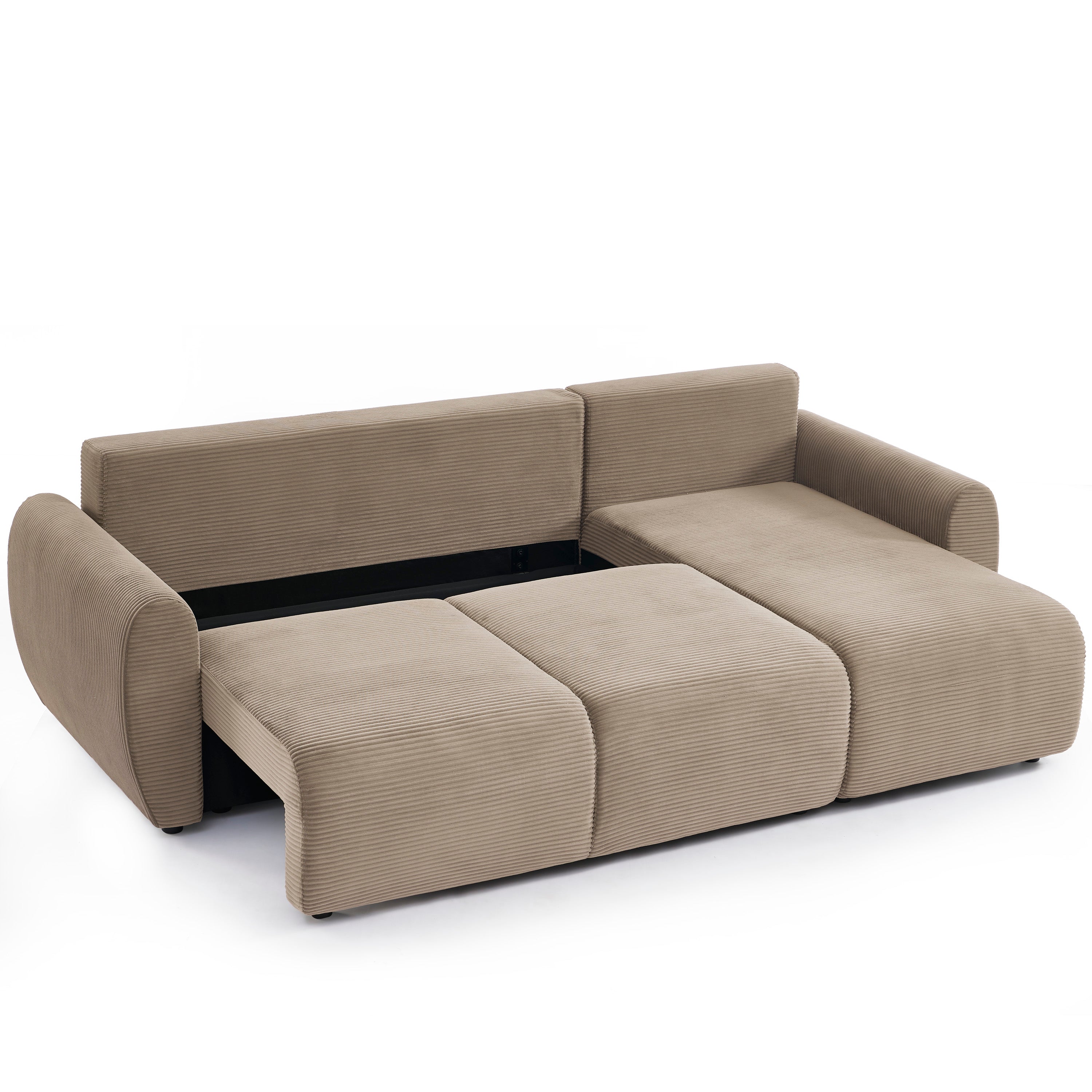 DANILO Fabric Corner Sofa – Greige