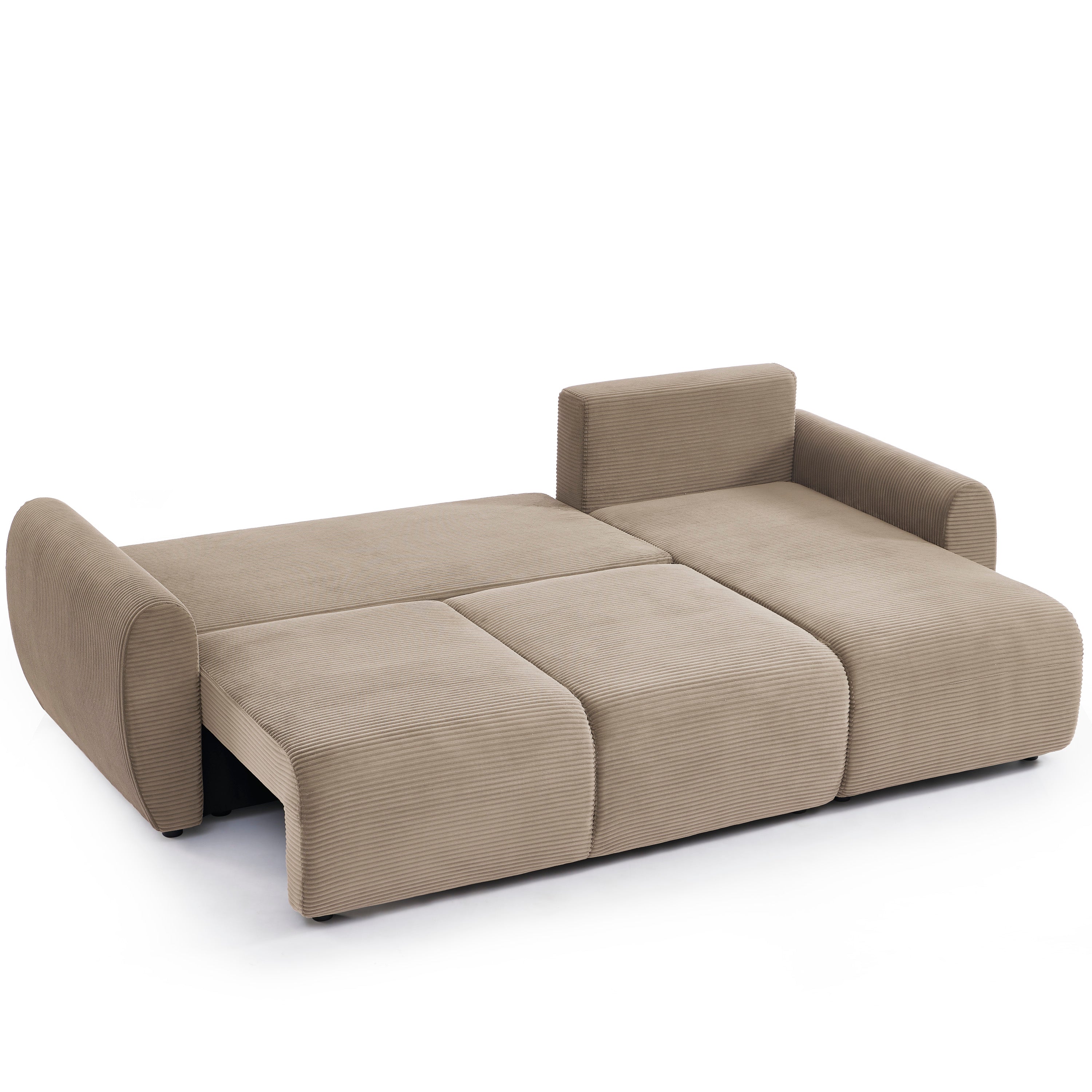 DANILO Fabric Corner Sofa – Greige