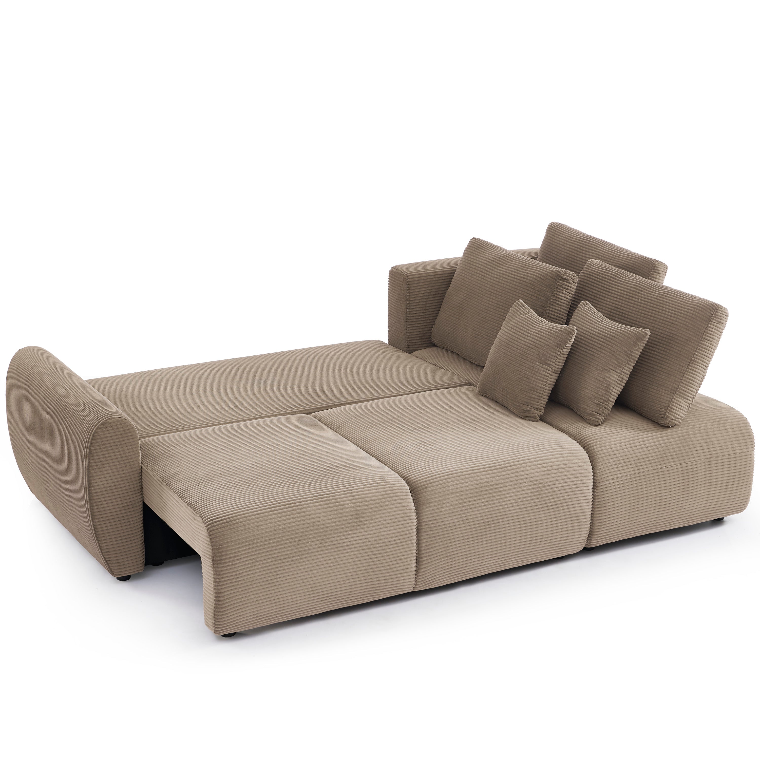 DANILO Fabric Corner Sofa – Greige