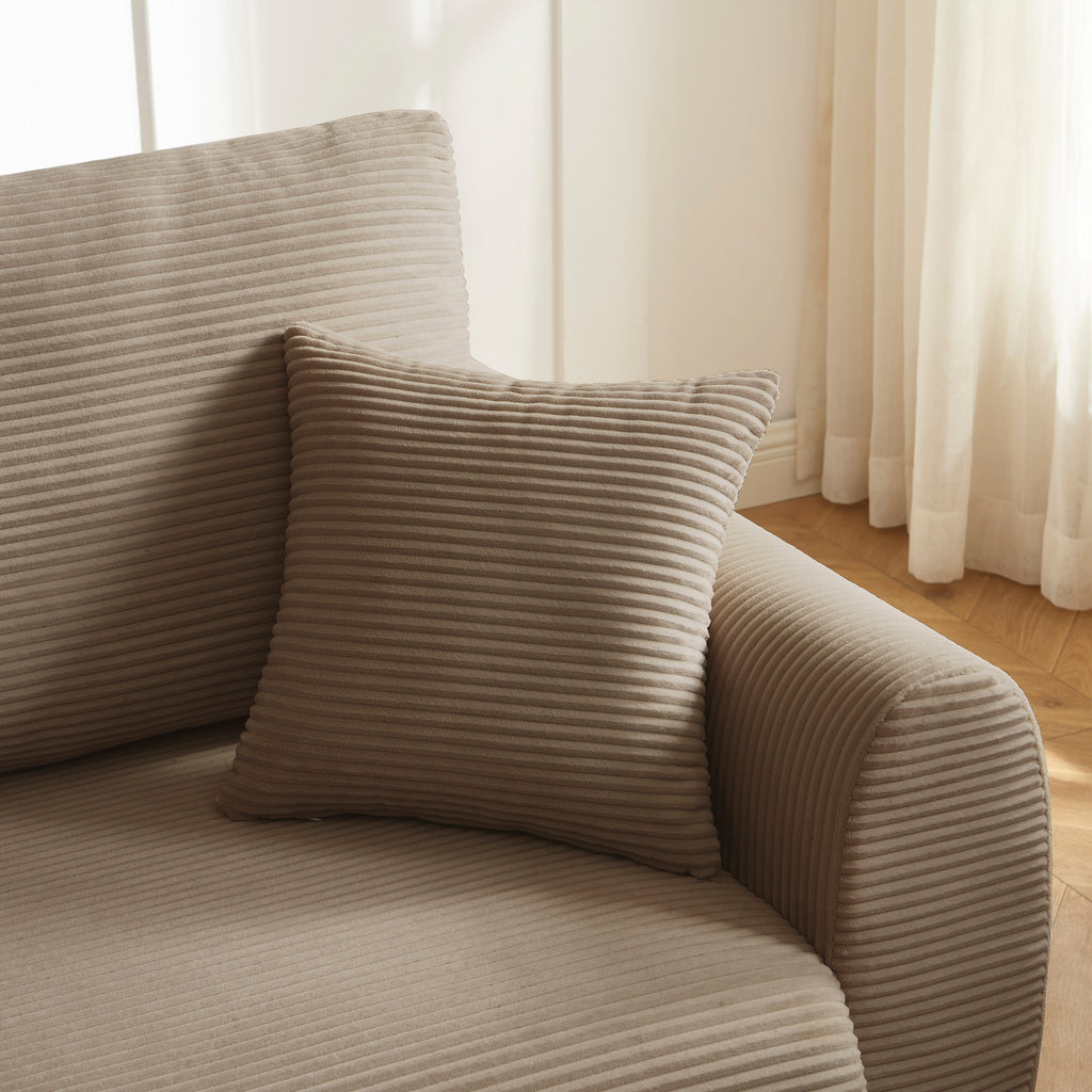 DANILO Fabric Corner Sofa – Greige