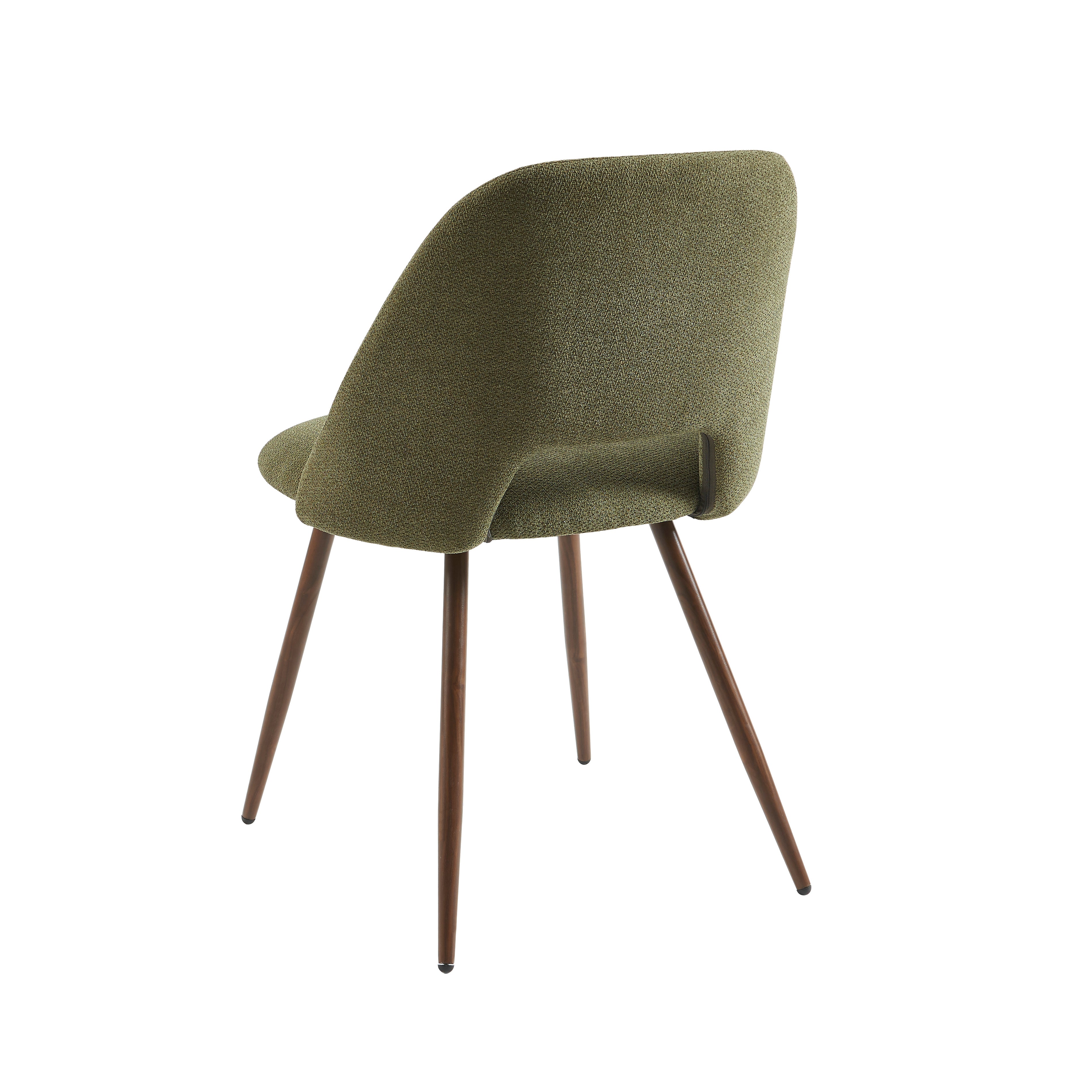 ELISABETH Set of 2 Upholstered Dining Chairs - Green