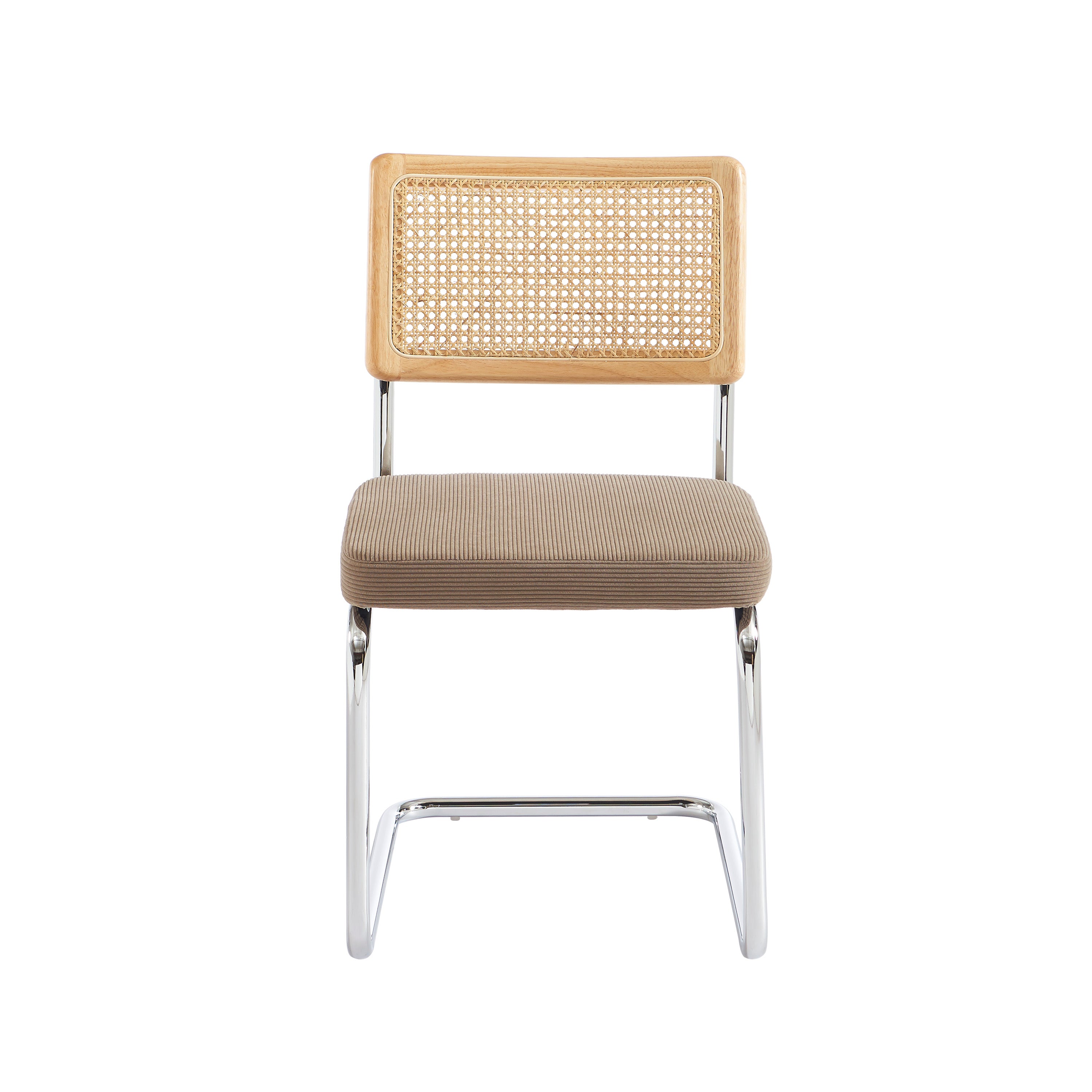 ELLA Set of 2 Upholstered Dining Chairs – Greige