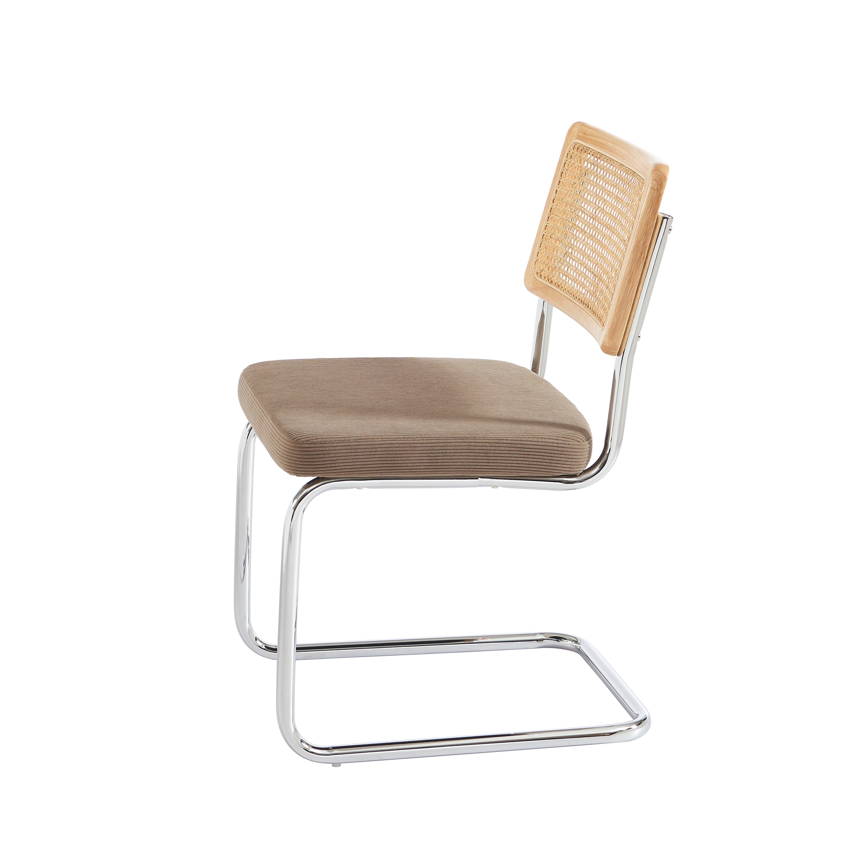 ELLA Set of 2 Upholstered Dining Chairs – Greige
