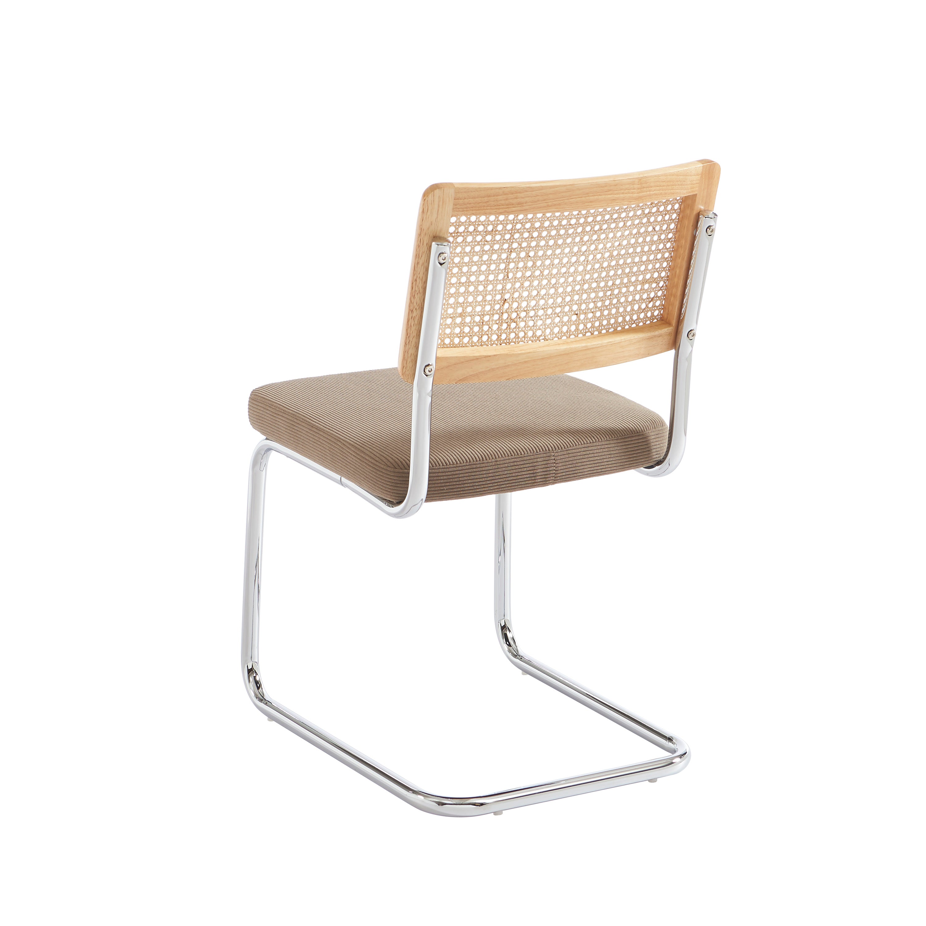 ELLA Set of 2 Upholstered Dining Chairs – Greige