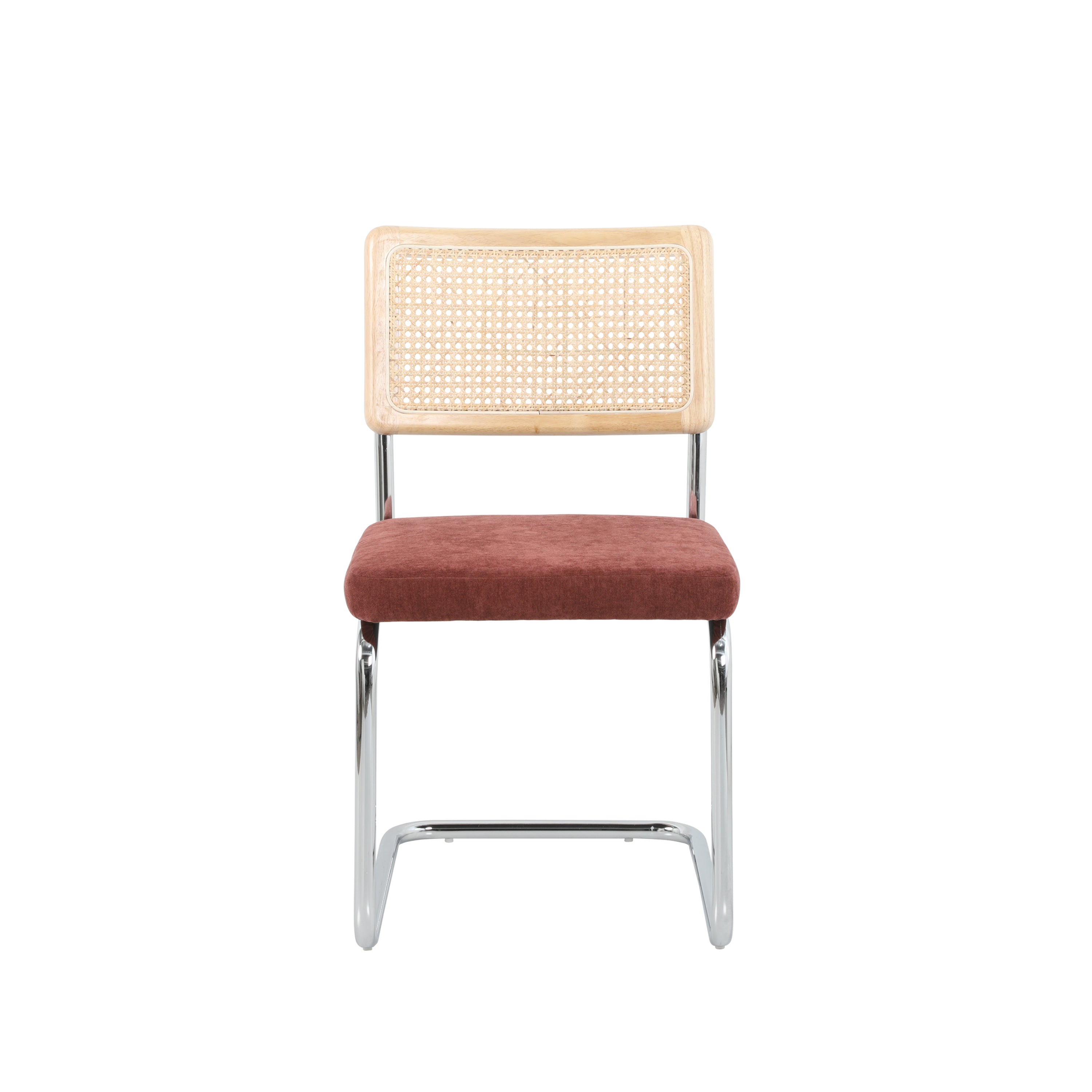 ELLA Set of 2 Upholstered Dining Chairs – Orange
