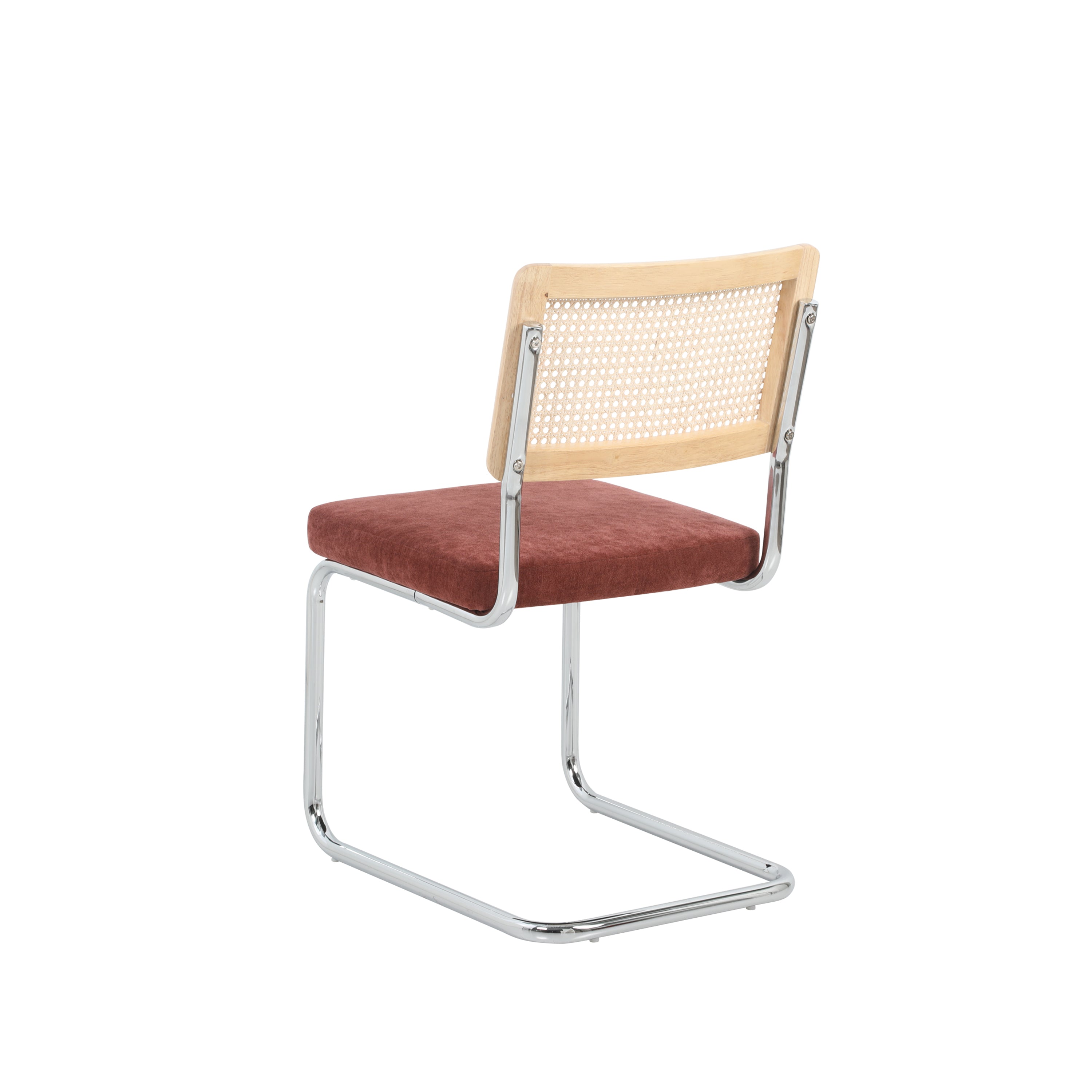 ELLA Set of 2 Upholstered Dining Chairs – Orange