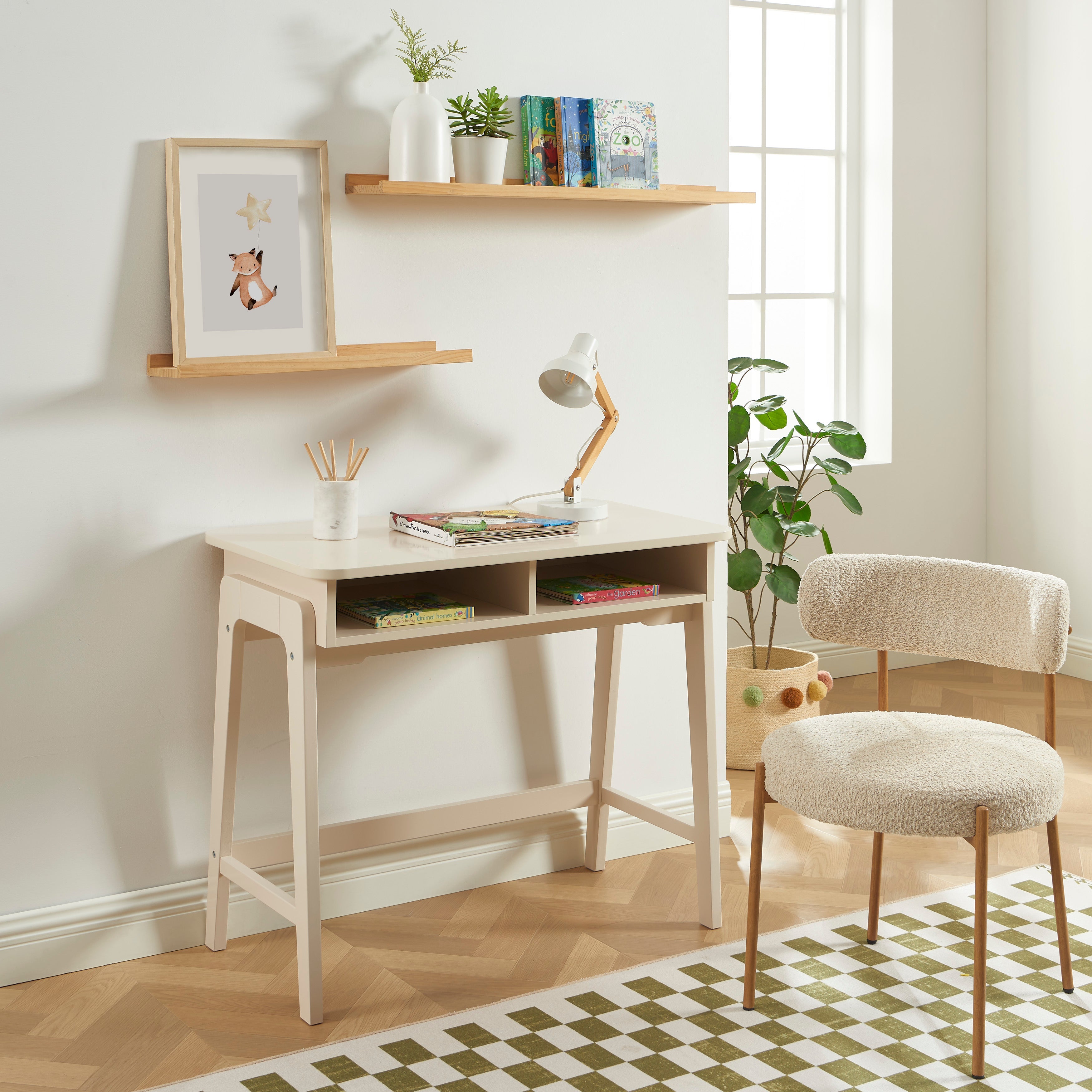 Kids Desk Elli Beige 90cm – Beige