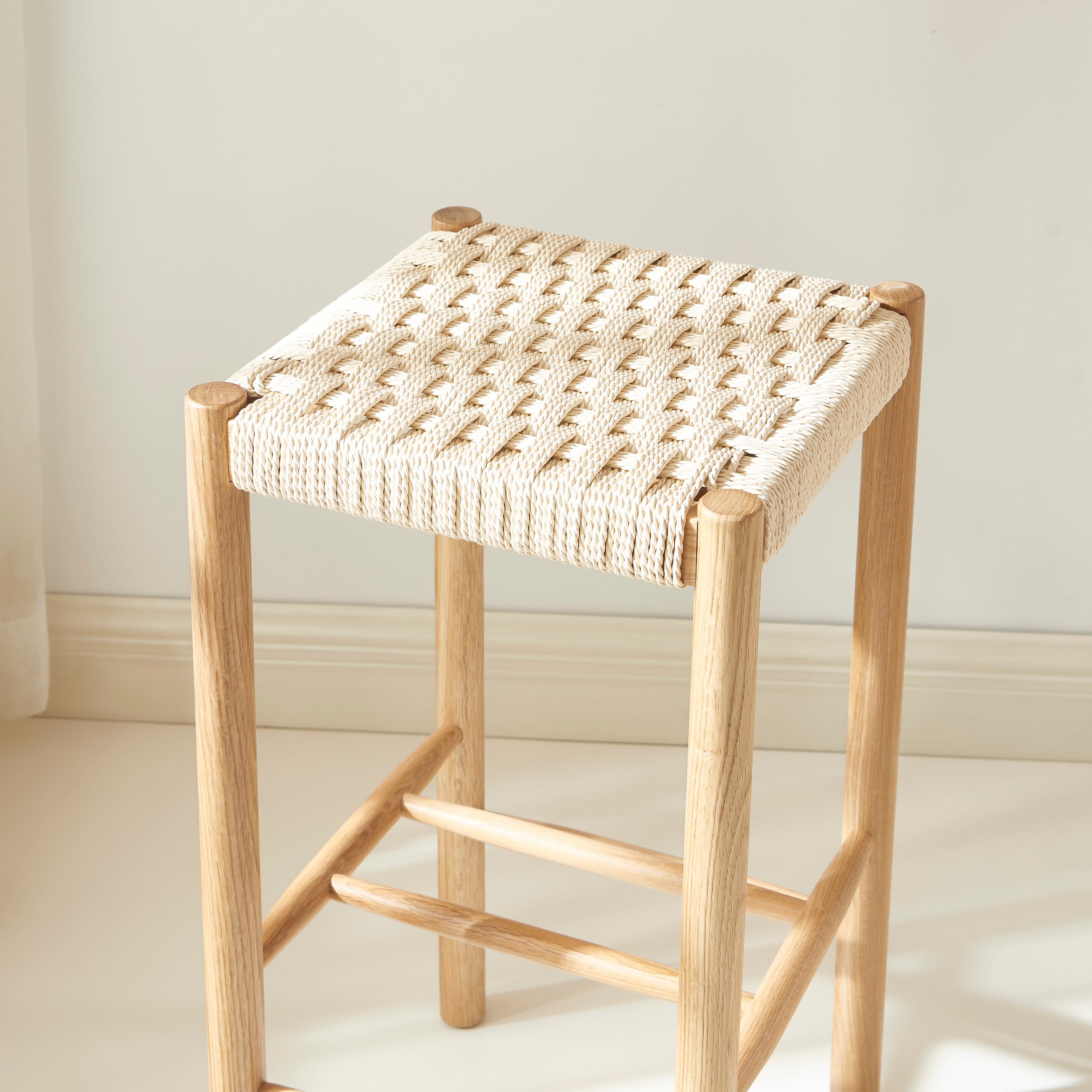 ELLIO Stool Set - Light Wood