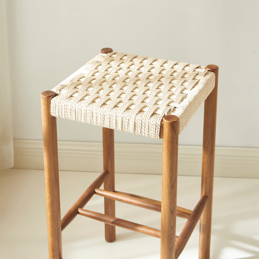 ELLIO Stool Set - Dark Wood
