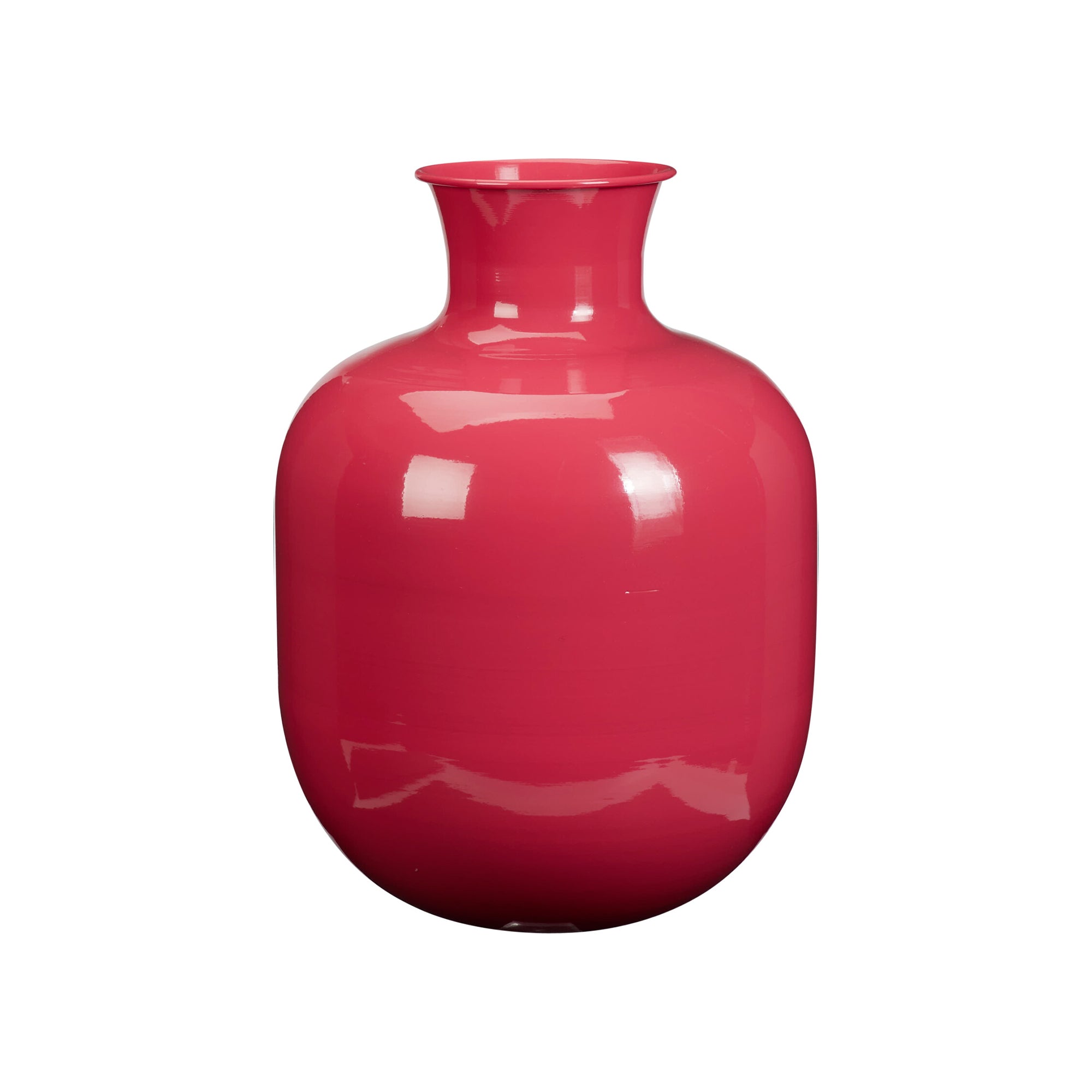 ERI Metal Vase 16"  - Pink