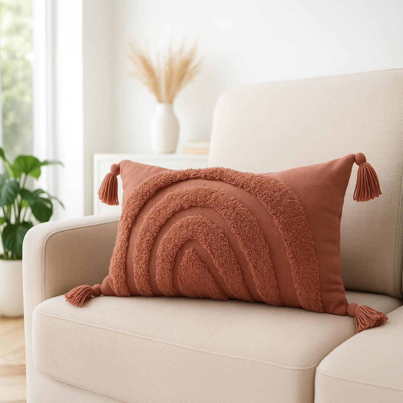 FYN Rectangular Cushion 20" x 12" Cotton