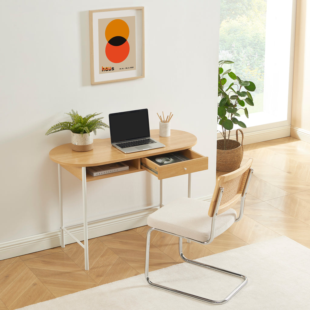 GAIA Modern Home Office Desk – White