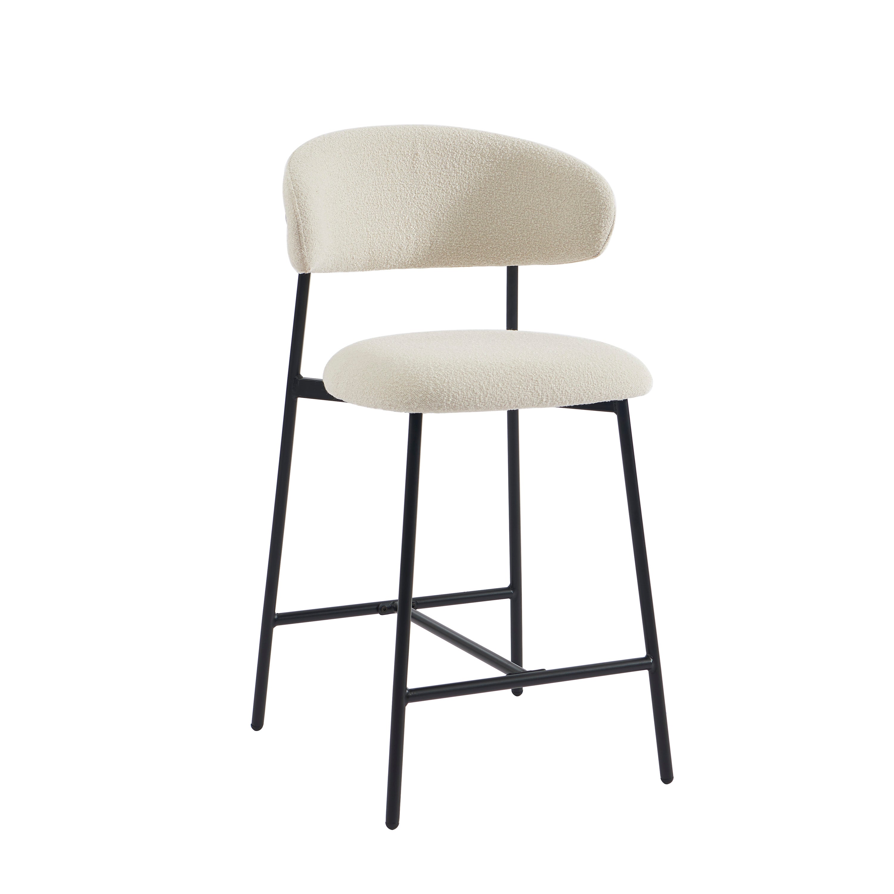 GALLY Stool Set - Beige Black