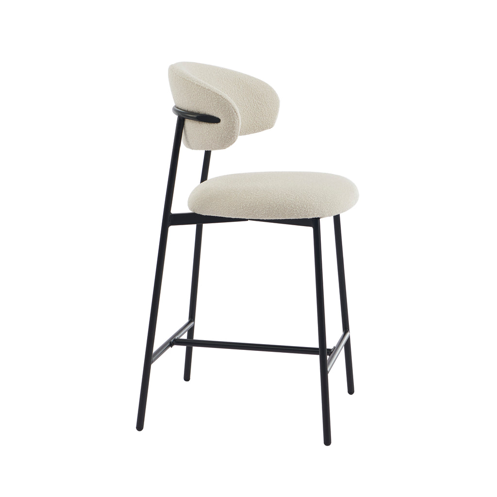 GALLY Stool Set - Beige Black