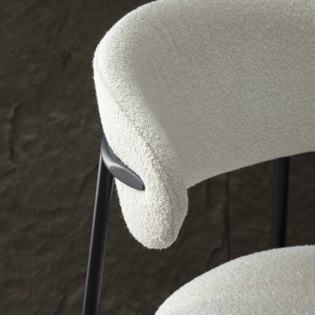 GALLY Stool Set - Beige Black