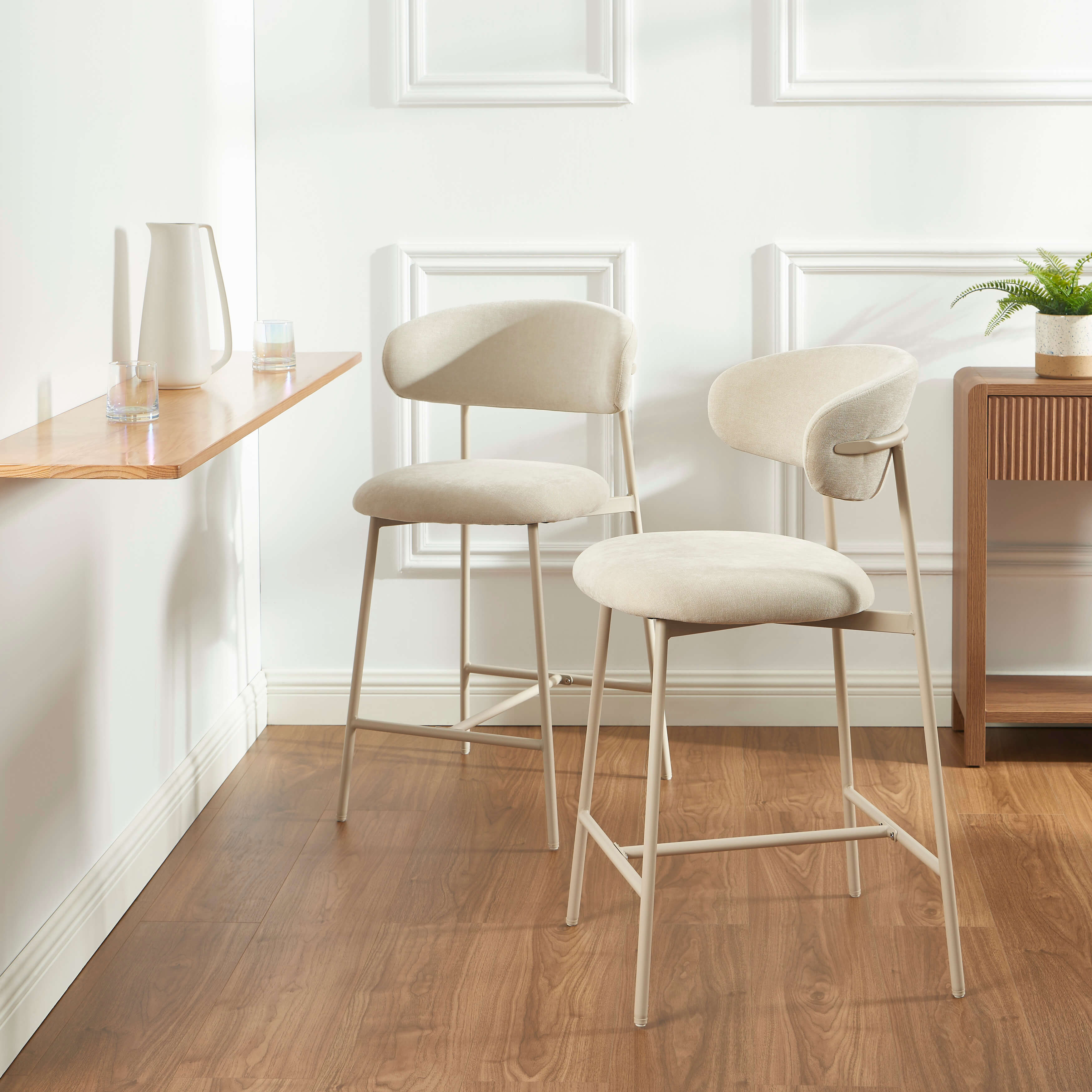GALLY Stool Set - Full Beige