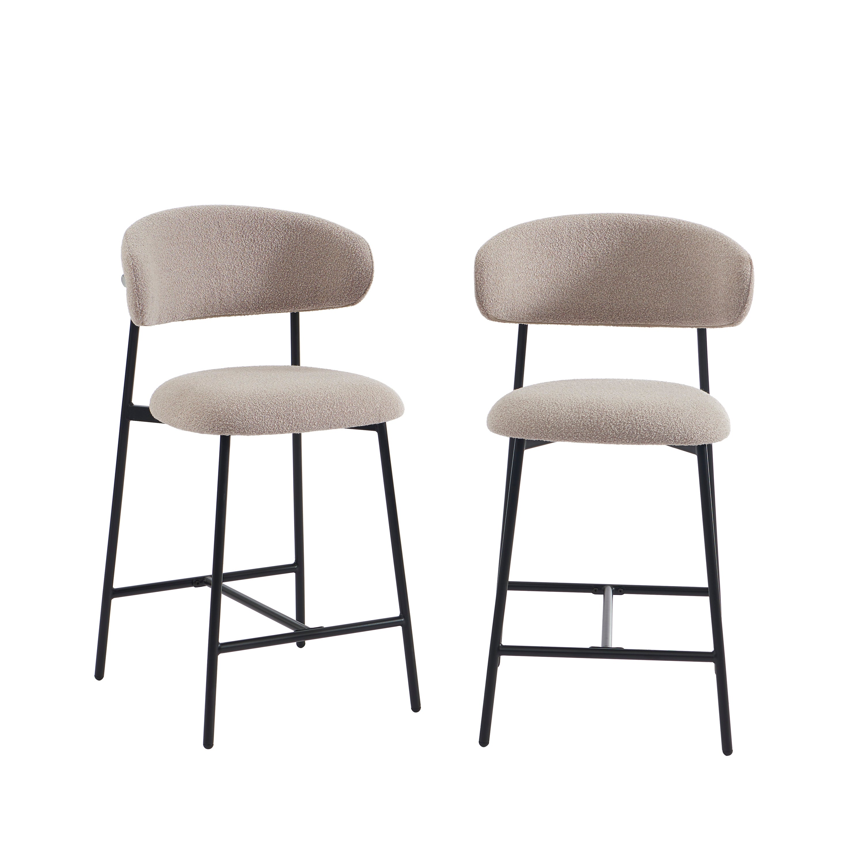 GALLY Stool Set - Greige Gray
