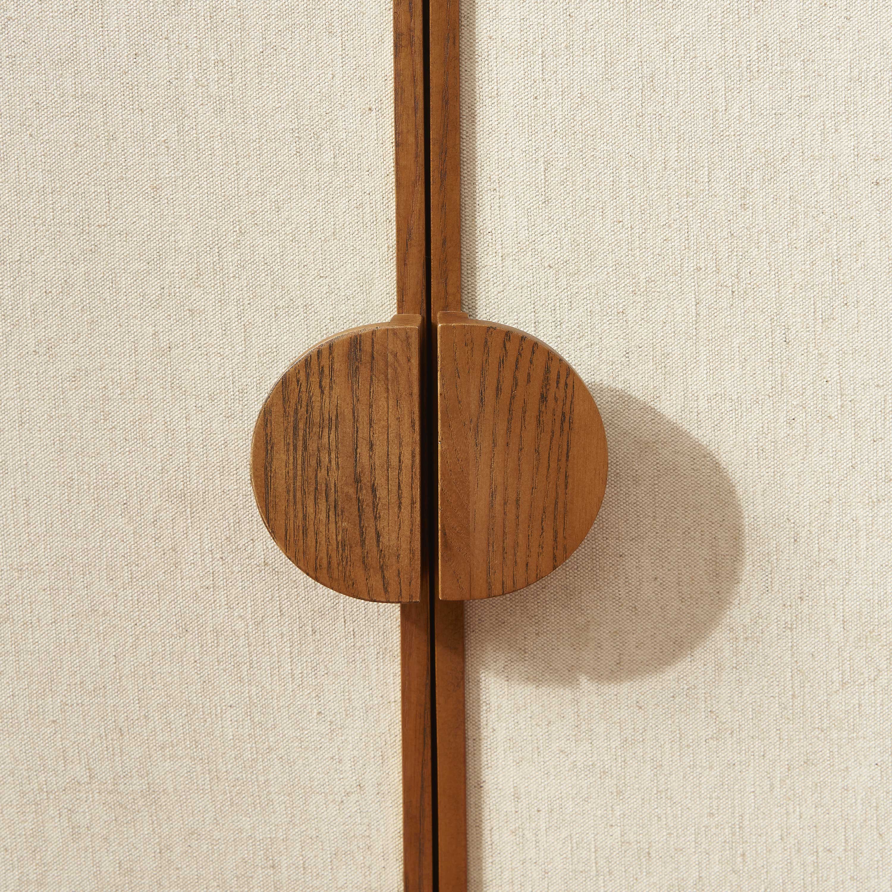GASTON Wood Highboard with Storage