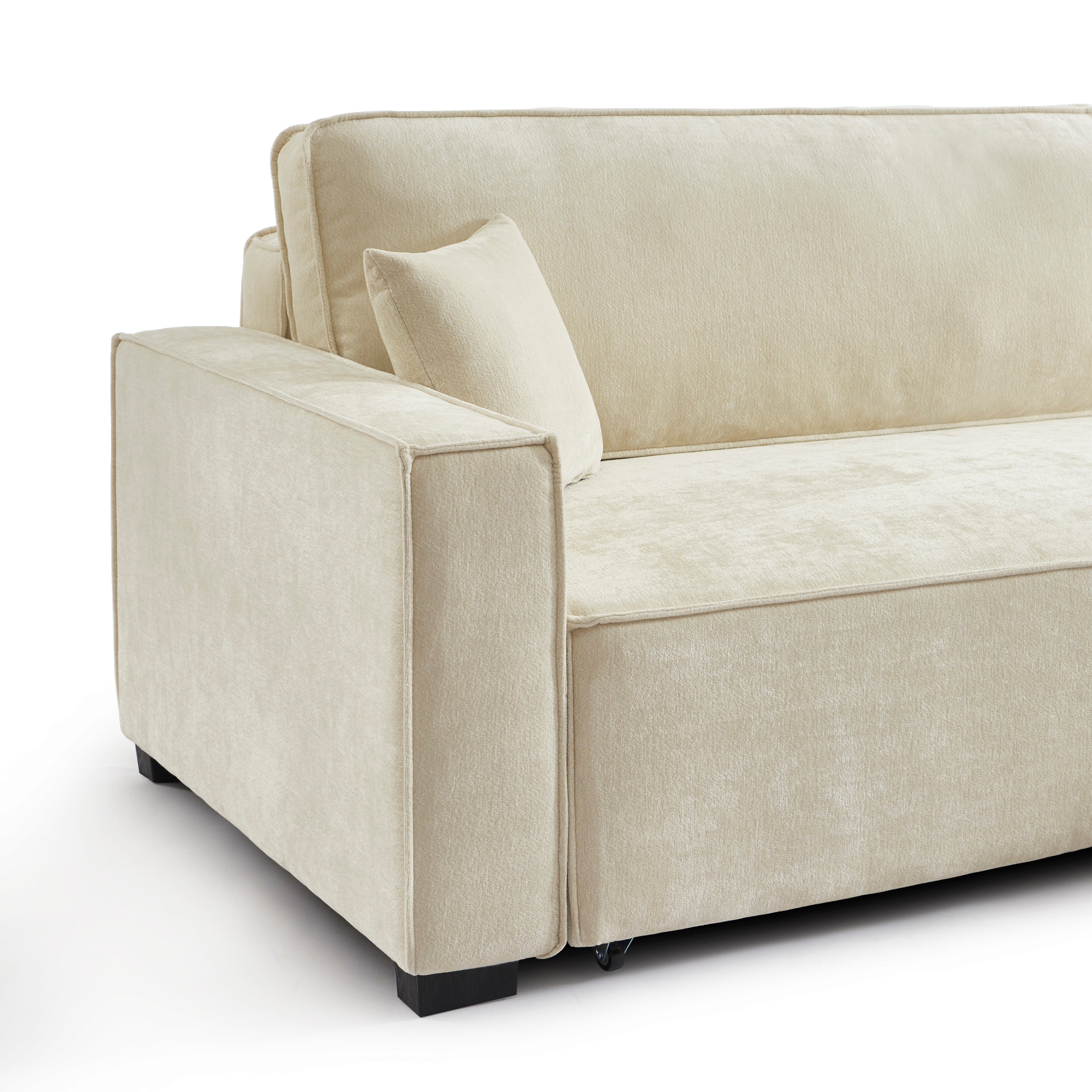 GAVI Fabric Corner Sofa – Beige