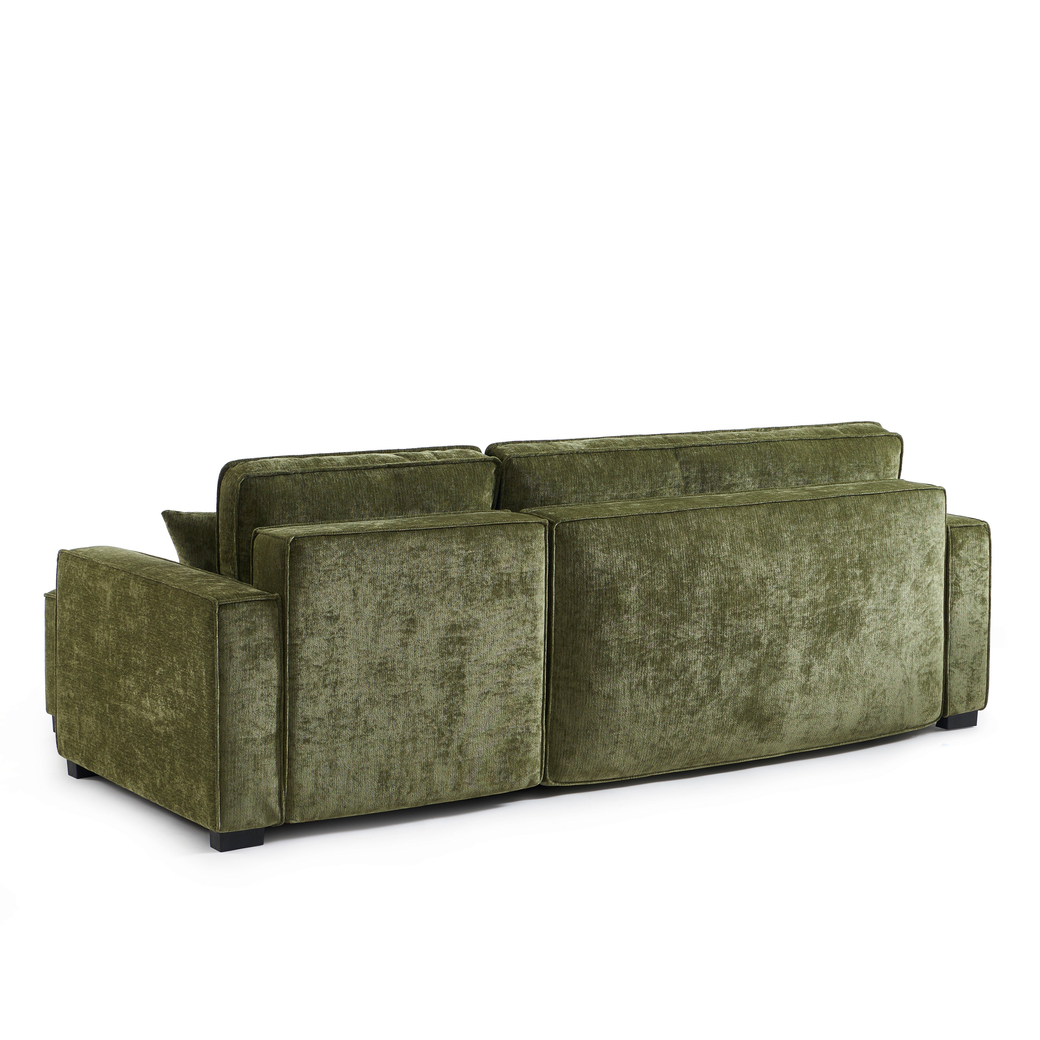 GAVI Fabric Corner Sofa – Green