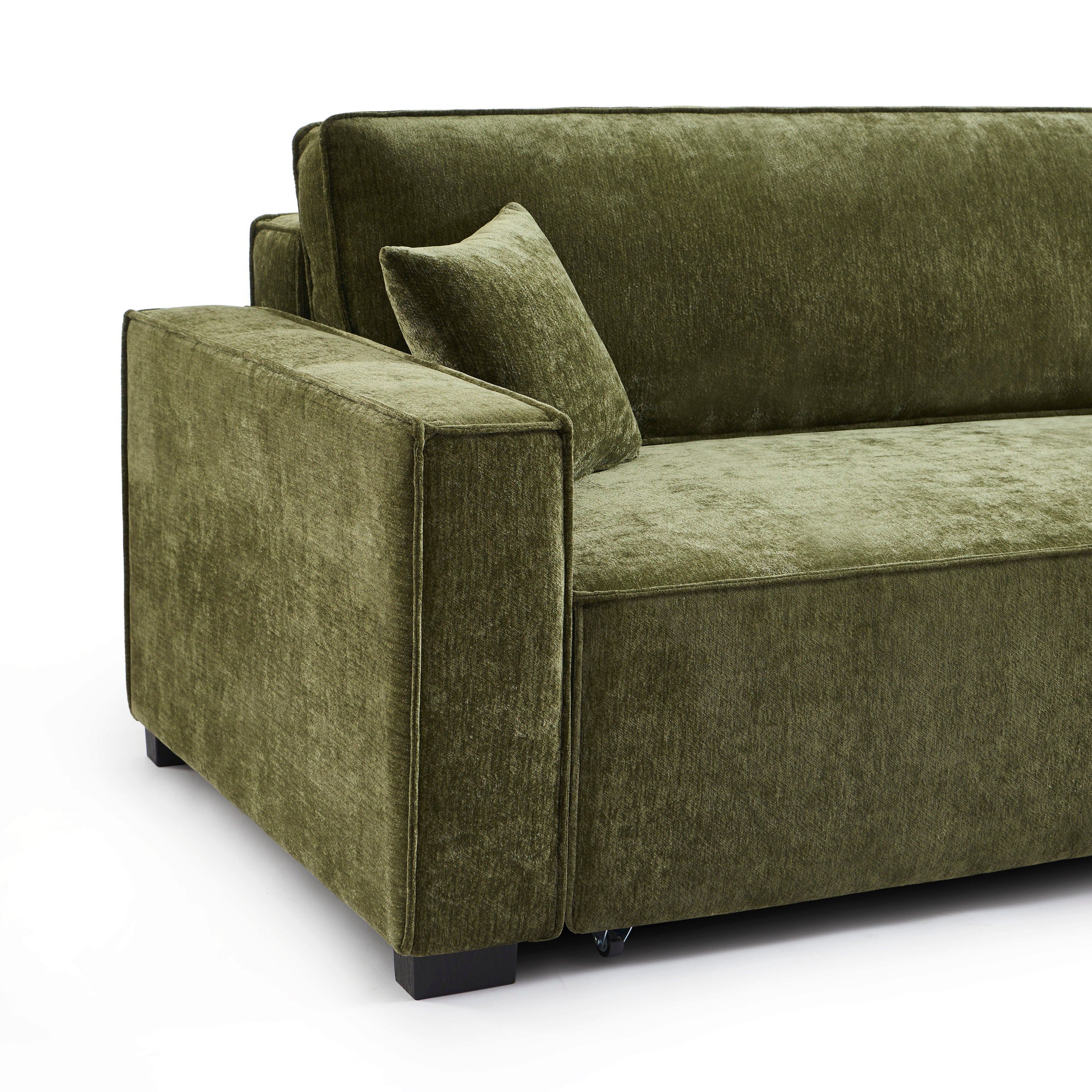 GAVI Fabric Corner Sofa – Green